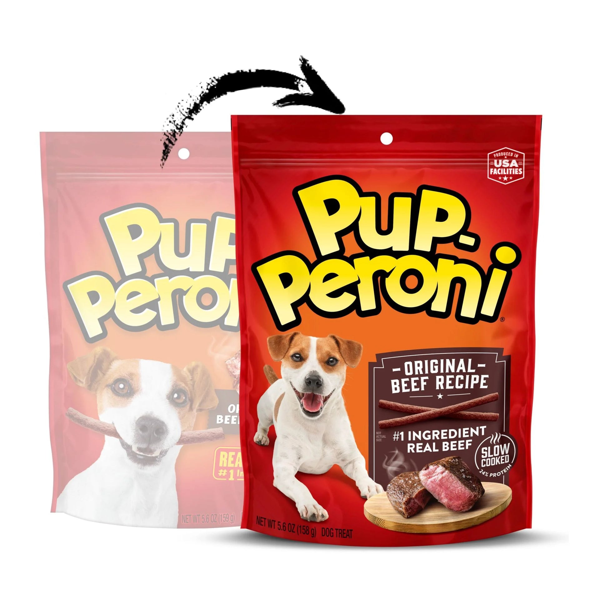 Original Beef Recipe Dog Treats, 5.6 oz Bag