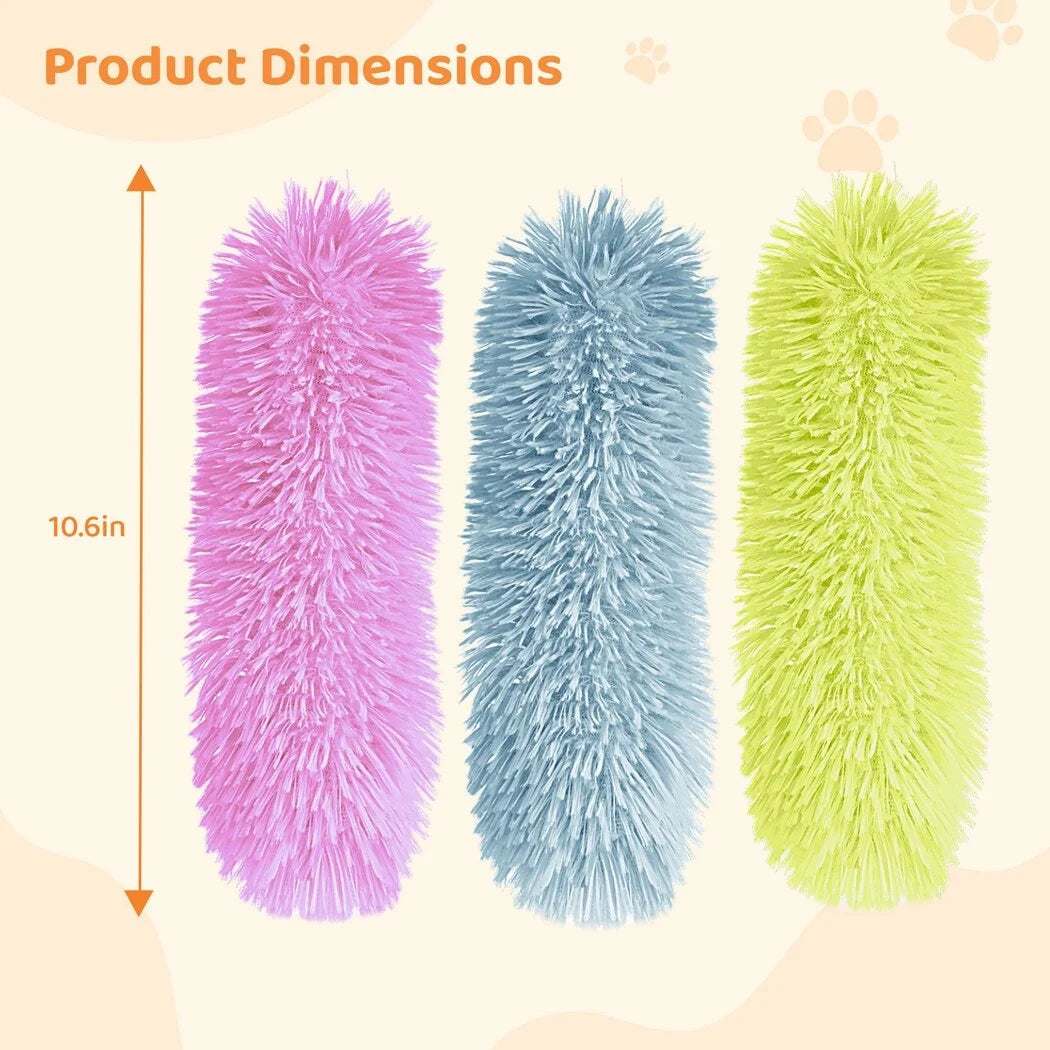 3Pcs Catnip Toys, Interactive Cat Kicker Toys, Soft Plush PP Cotton Stuffed Pillows for Cats Kittens, Indoor Plush Toys to Promote Chewing, Exercising