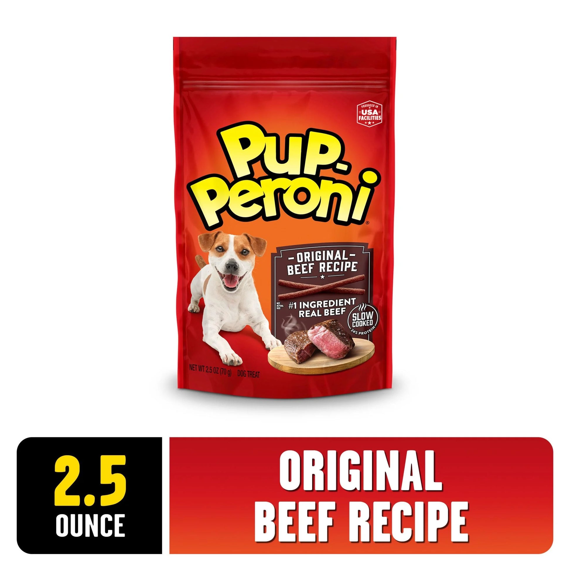 Original Beef Flavor Dog Treats, 2.5 oz