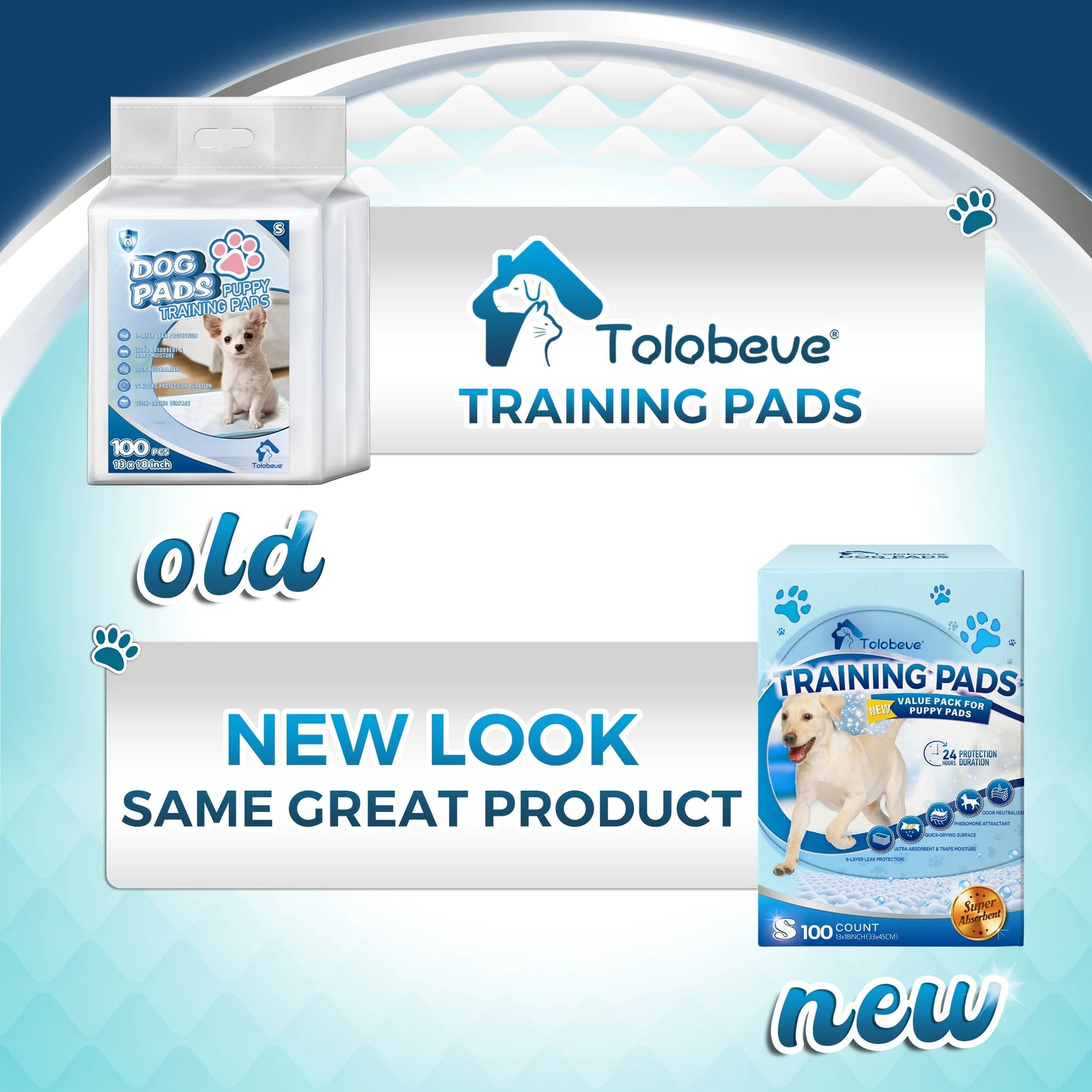 Training Pads, Dog & Puppy Pads,S, 13X18 In,100 Count,Disposable Dog Pee Pads