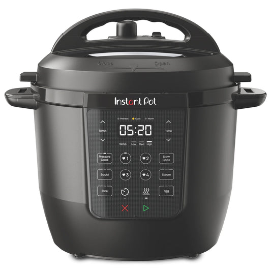 6Qt RIO Chef Series 7-In-1 Multi-Cooker, Pressure Cooker, Slow Cook, & More, Black