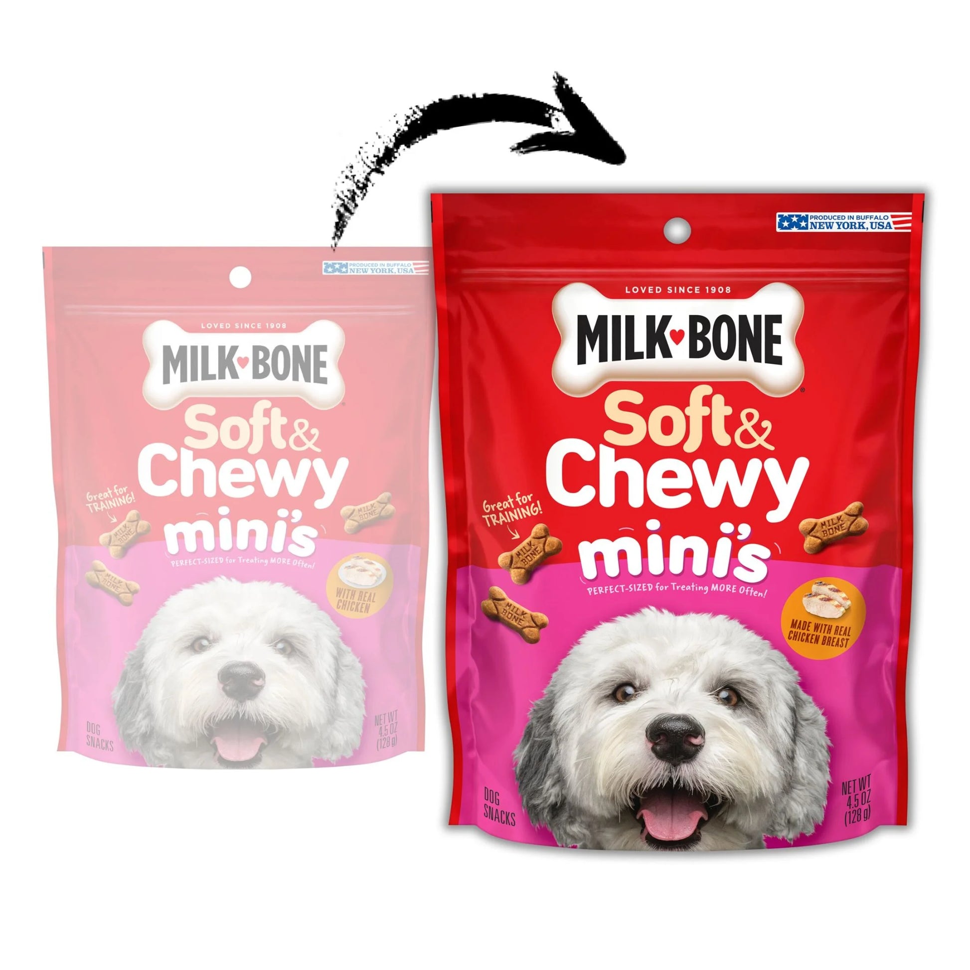 Soft & Chewy Mini Dog Treats with Real Chicken, 4.5 oz