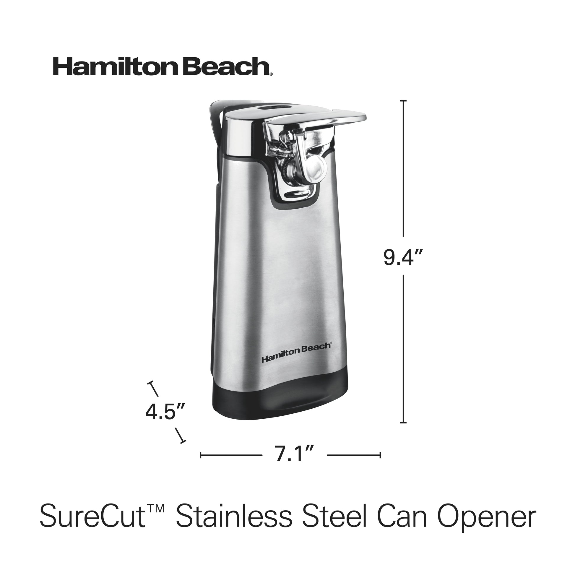 Can Opener, Electric, Sure Cut with Multi-Tool, Stainless Steel