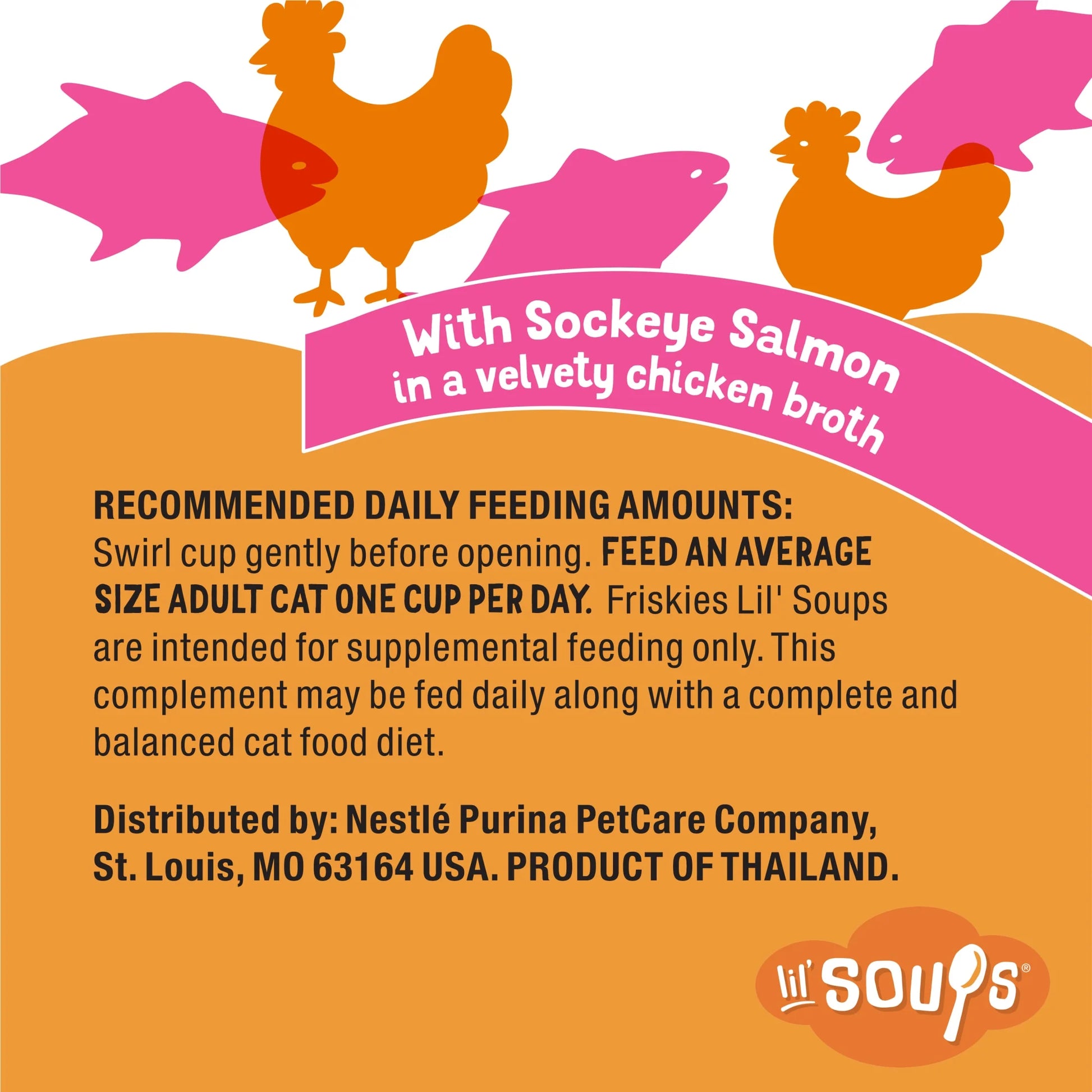 Purina  Grain-Free Lickable Cat Food Toppers with Sockeye Salmon in Chicken Broth