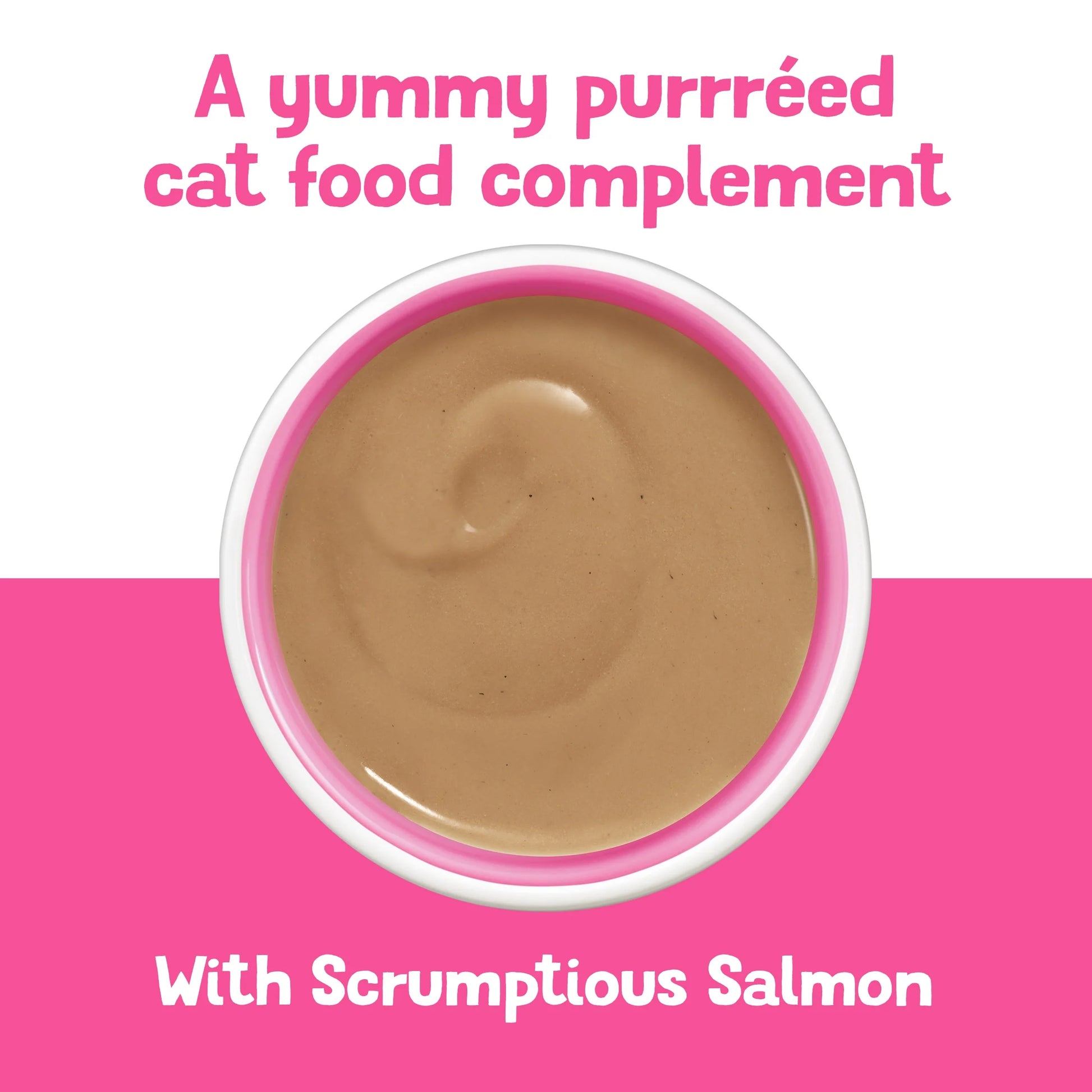 Lil' Shakes Salmon Puree Wet Cat Food Topper, 1.55 oz Pouch