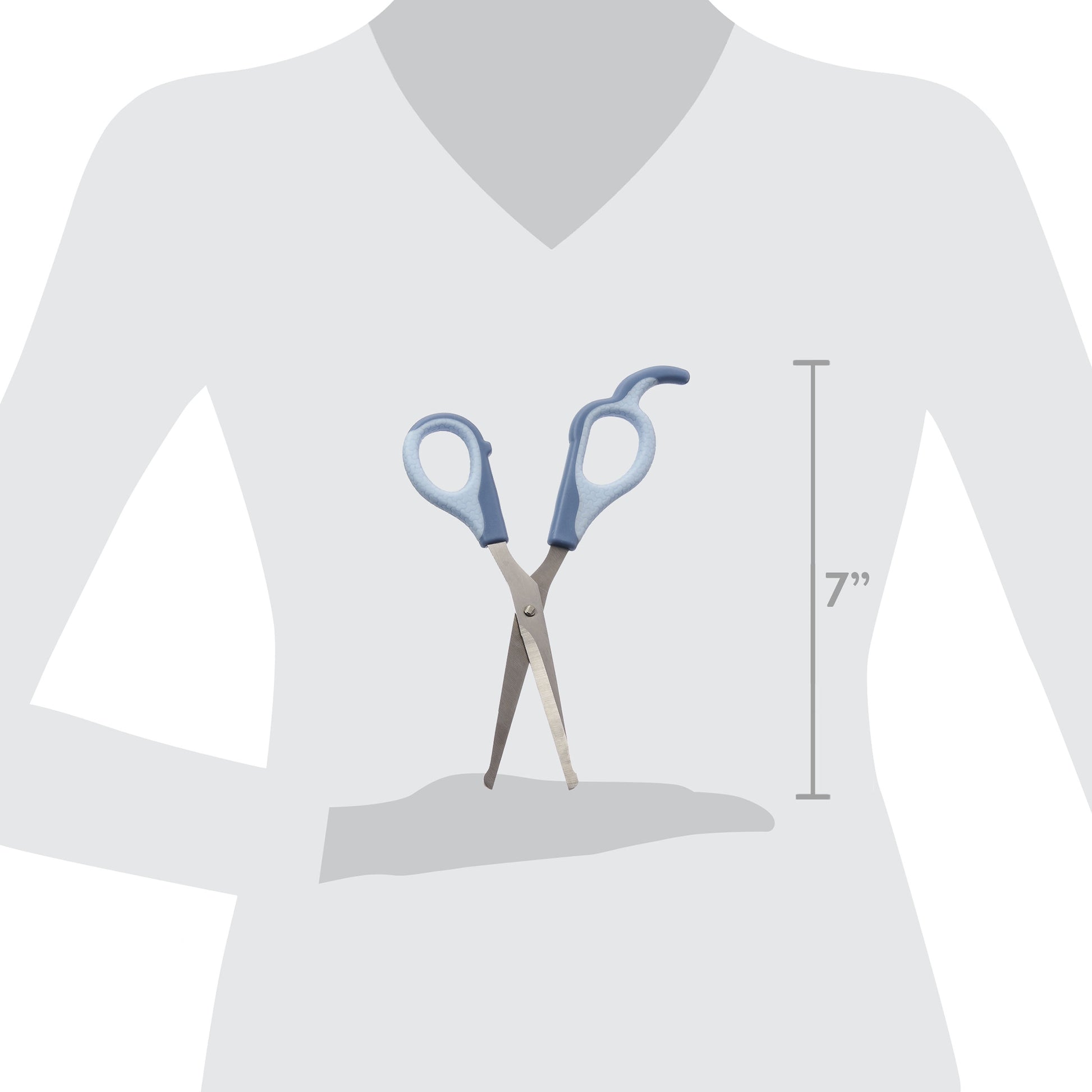 6.7In Round-Tip Dog Grooming Scissors for All Coats
