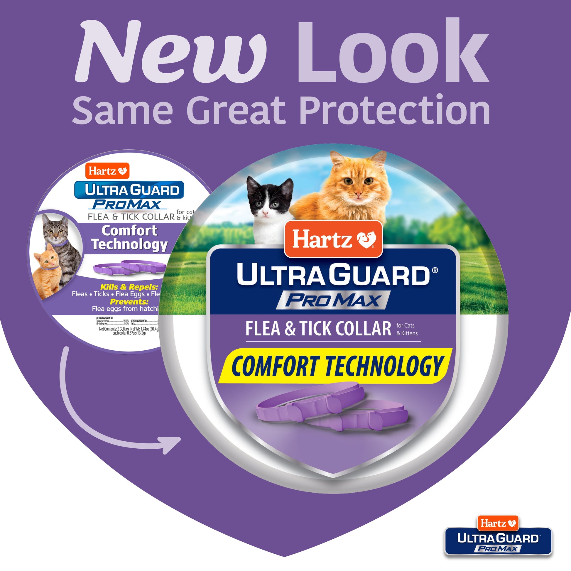 Ultraguard Promax Flea and Tick Collar for Cats and Kittens with Comfort Technology, 2-Pack