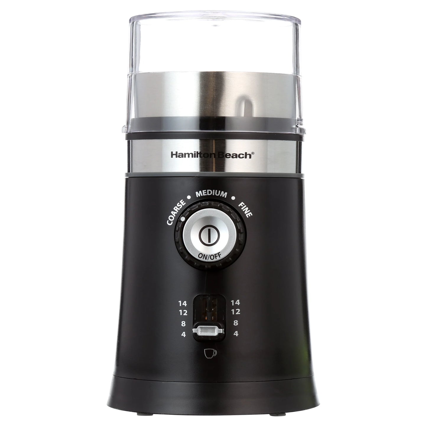 Custom Grind Coffee Grinder, 14 Cups, Black, New, 80393F