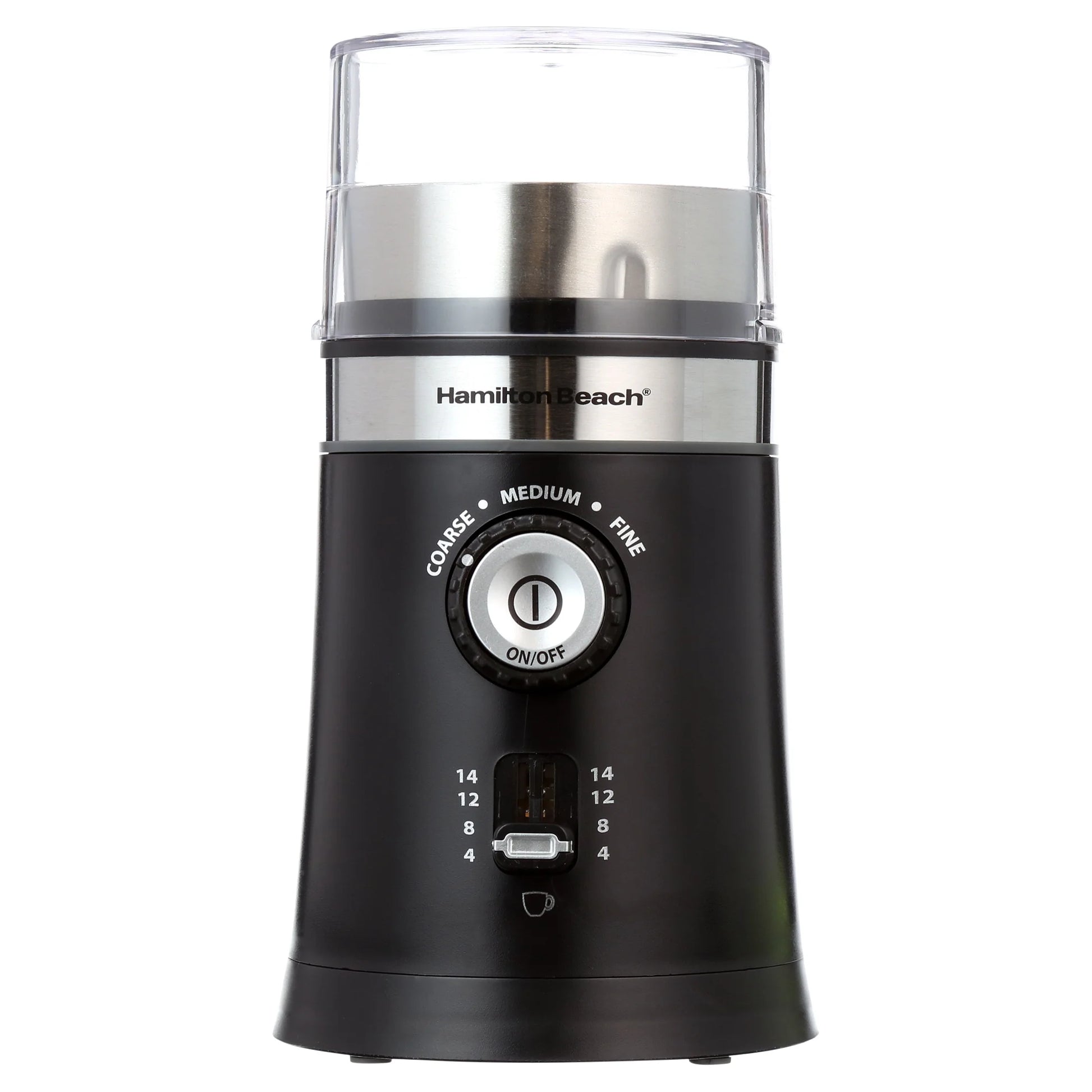 Custom Grind Coffee Grinder, 14 Cups, Black, New, 80393F