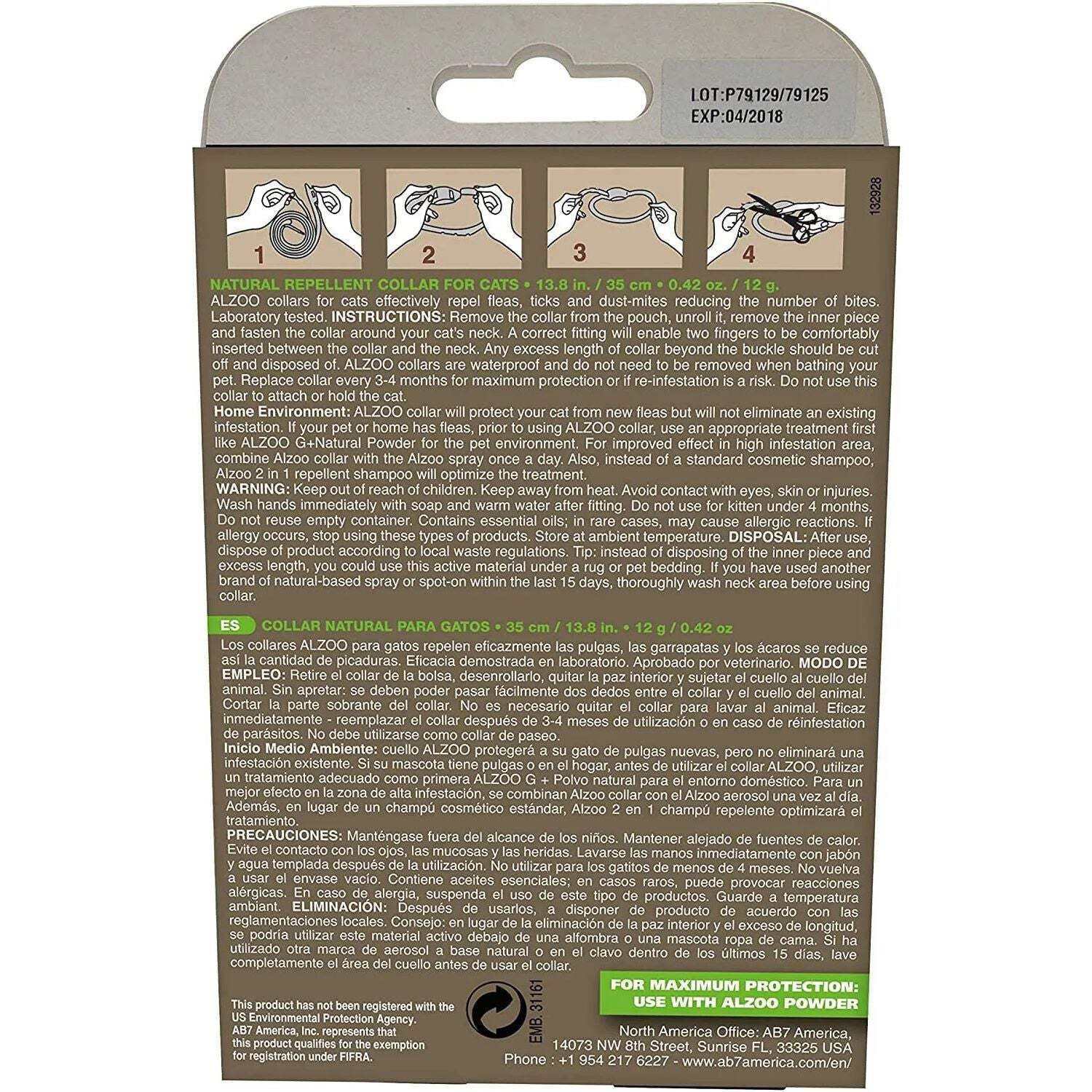 Natural Flea Repellent Collar for Felines