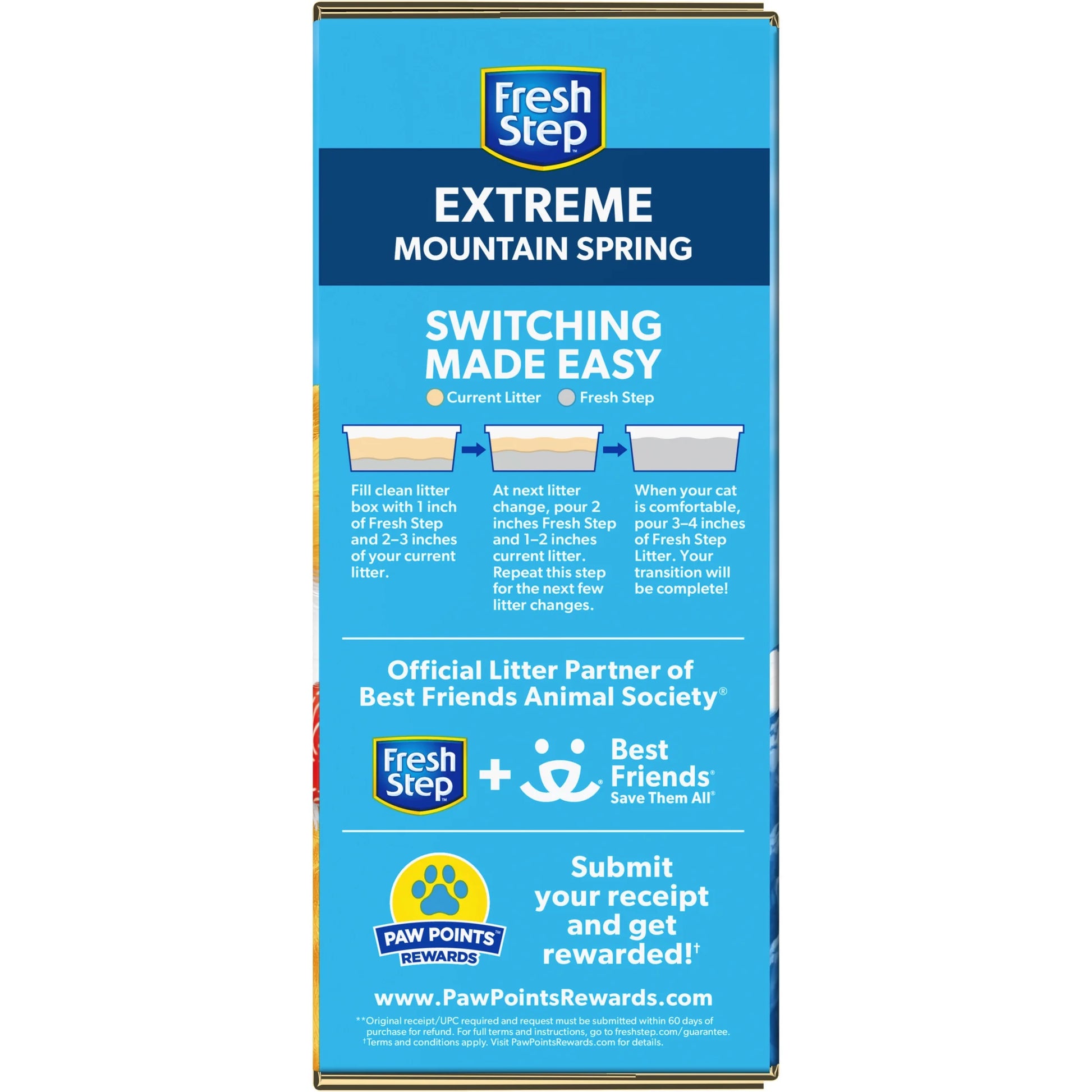 Extreme Scented Clumping Cat Litter with Febreze, Mountain Spring, 25 Lbs