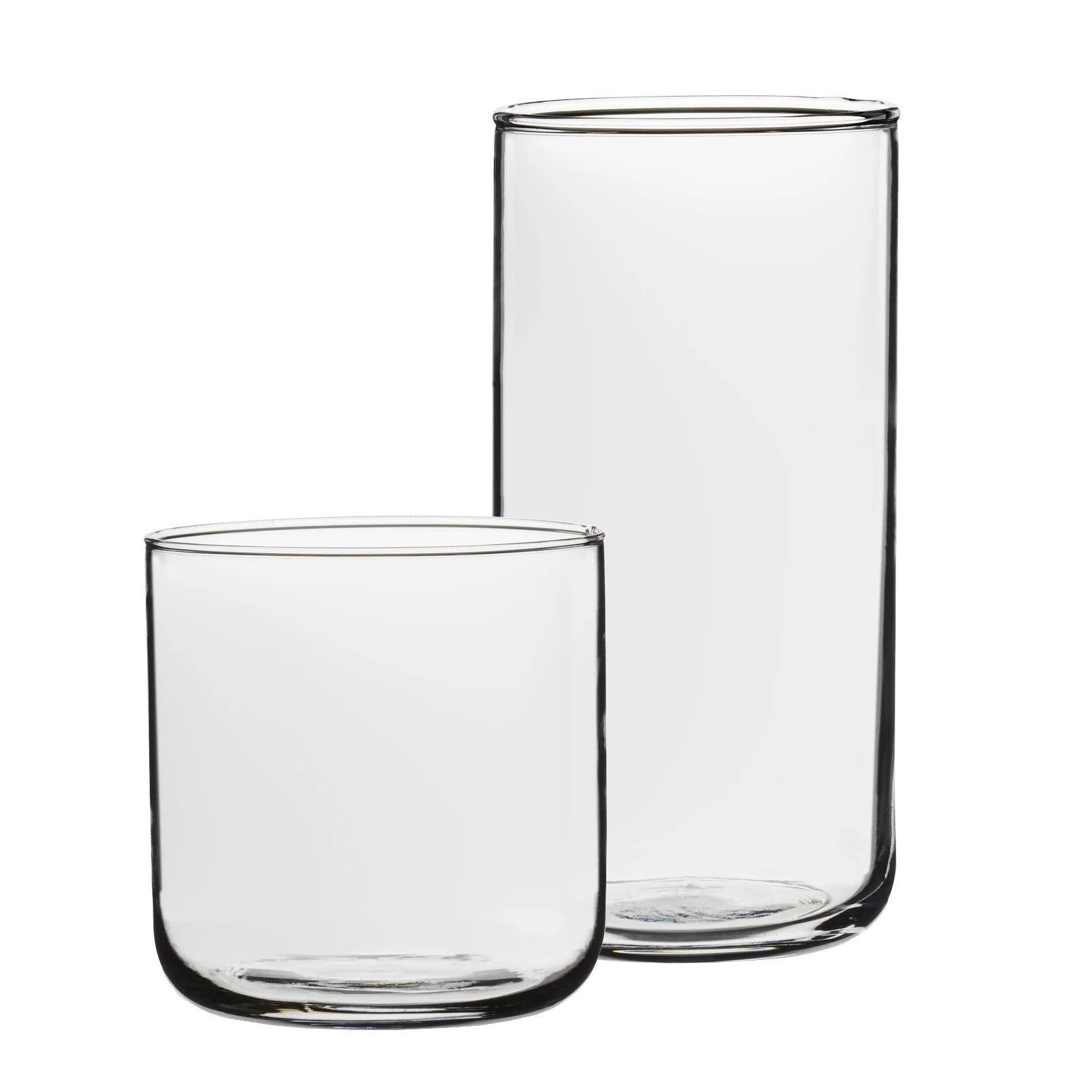 Brooks Glass Drinkware, 12.5 Ounce & 18 Ounce, Set of 8