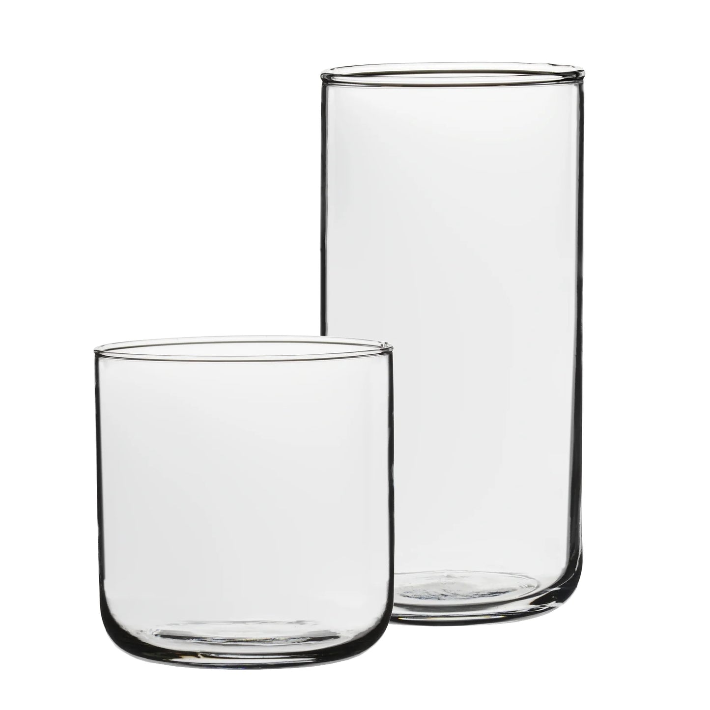 Brooks Glass Drinkware, 12.5 Ounce & 18 Ounce, Set of 8
