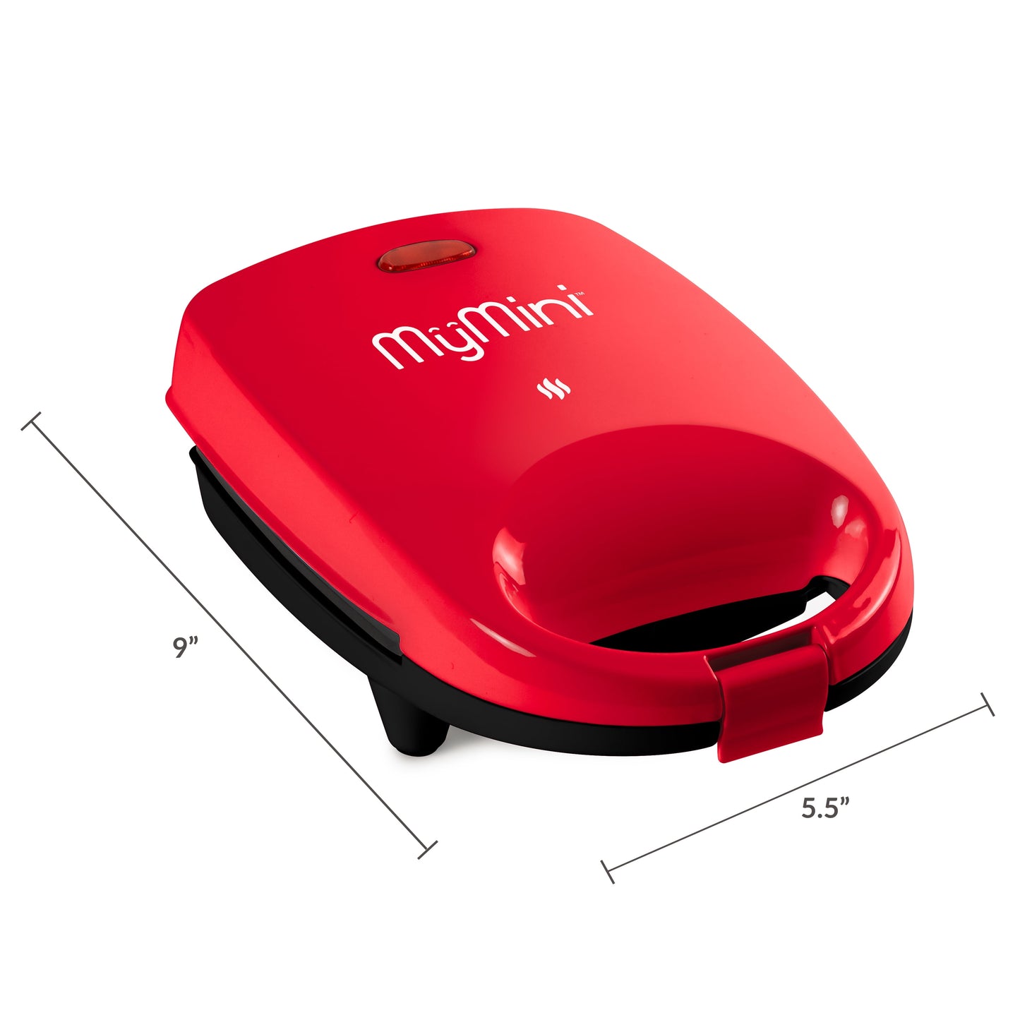 Sandwich Maker Grill, 520 Watts, Red
