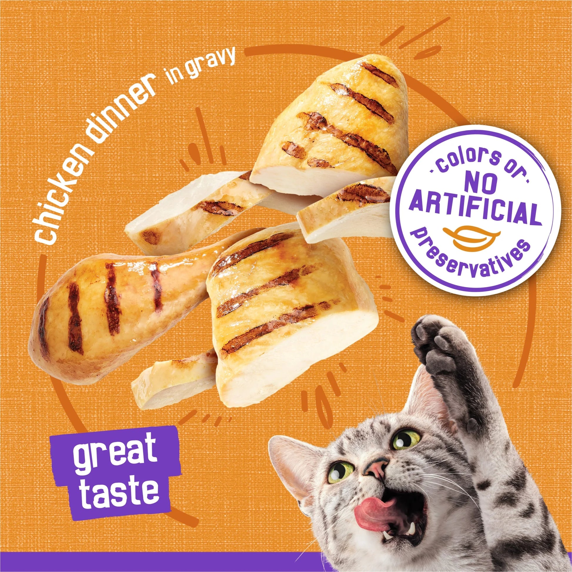Meaty Bits Chicken Dinner in Gravy Wet Cat Food, 5.5 oz Can