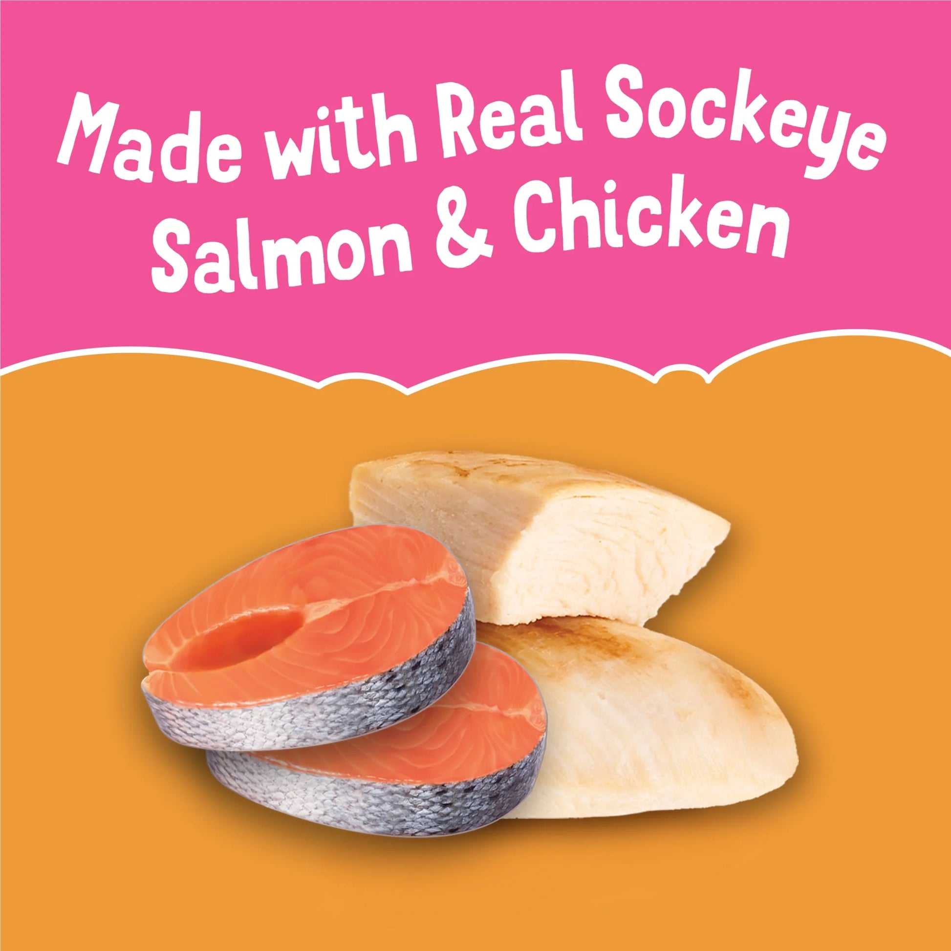 Purina  Grain-Free Lickable Cat Food Toppers with Sockeye Salmon in Chicken Broth