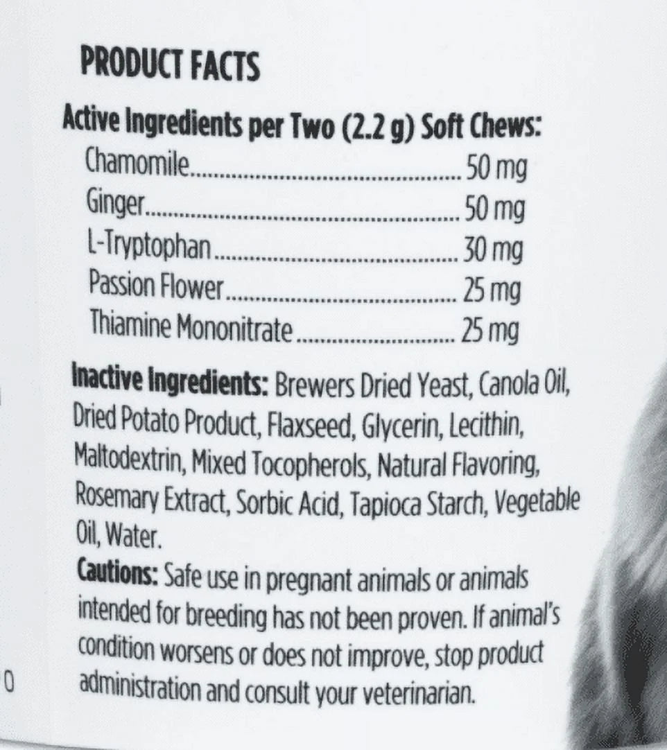 Pet Wellness Essentials Dog Calming & Relaxation for Stress Support Bacon Flavor Chews 60 Ct