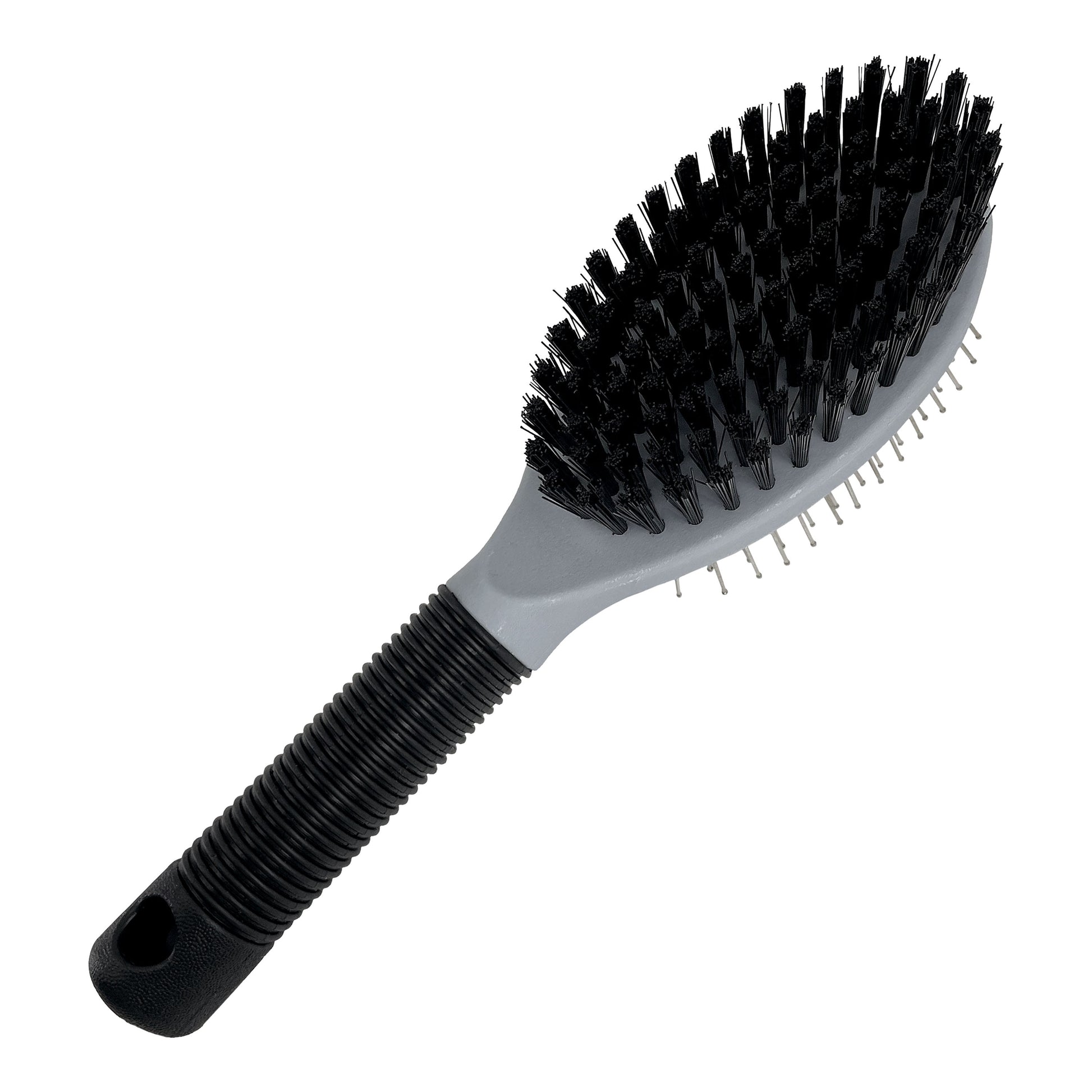 Westminster Pet Ruffin' It Plastic & Metal Bristle Combo Grooming Pet Brush