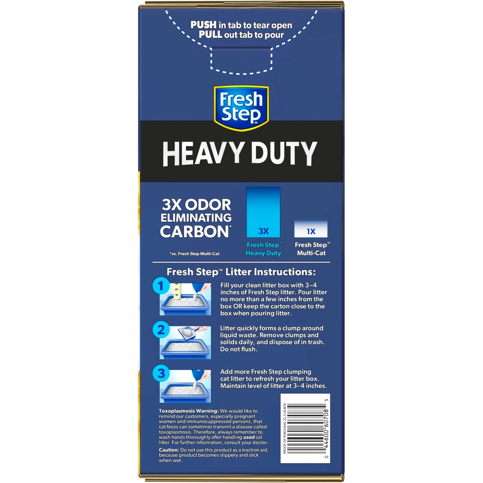 Heavy Duty Clumping Litter with Febreze Freshness, 30 Day Odor Control, 22.5 Lb