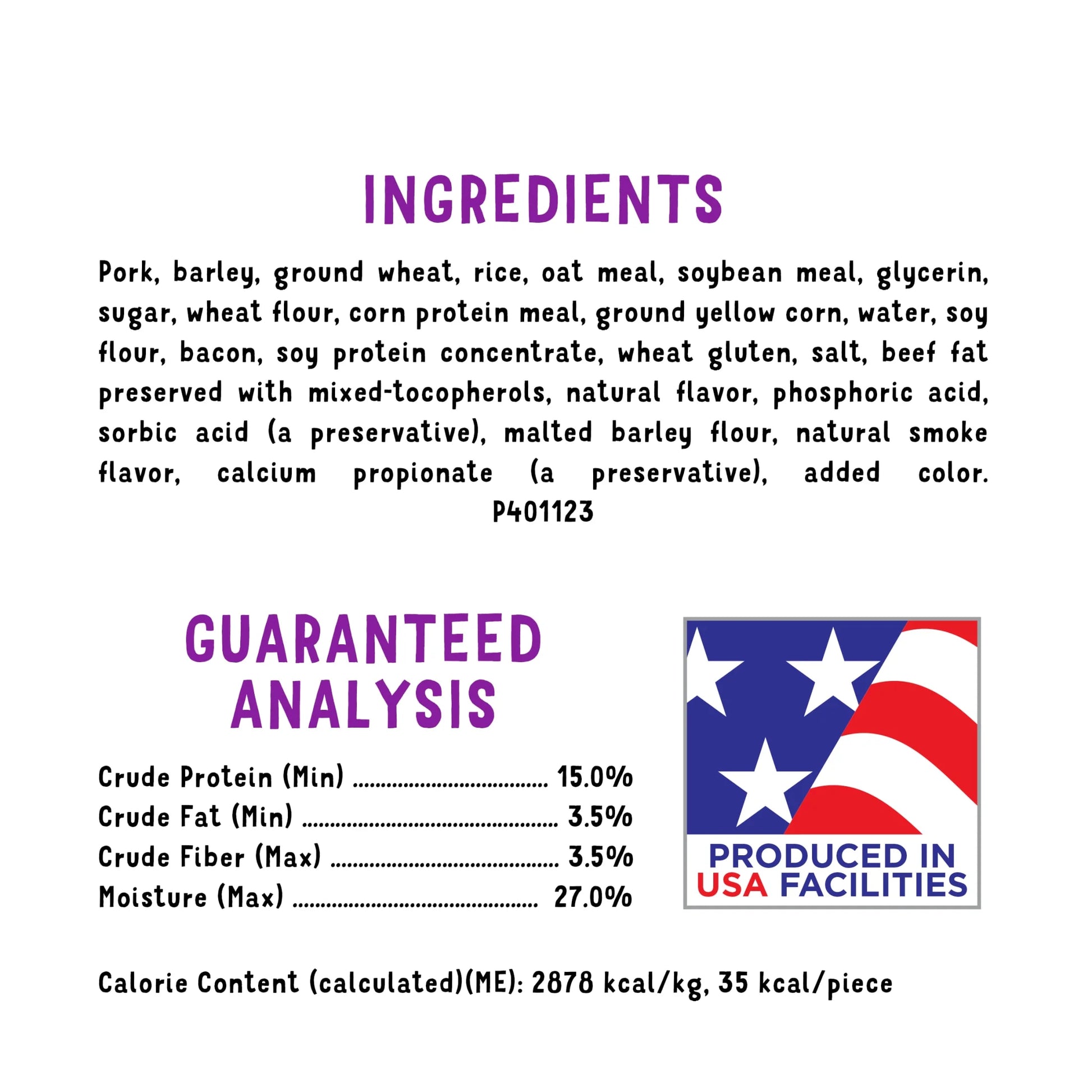 Purina  Strips Dog Treats with Real Bacon and Beef Flavors, Tender Chews, 25 oz Pouch