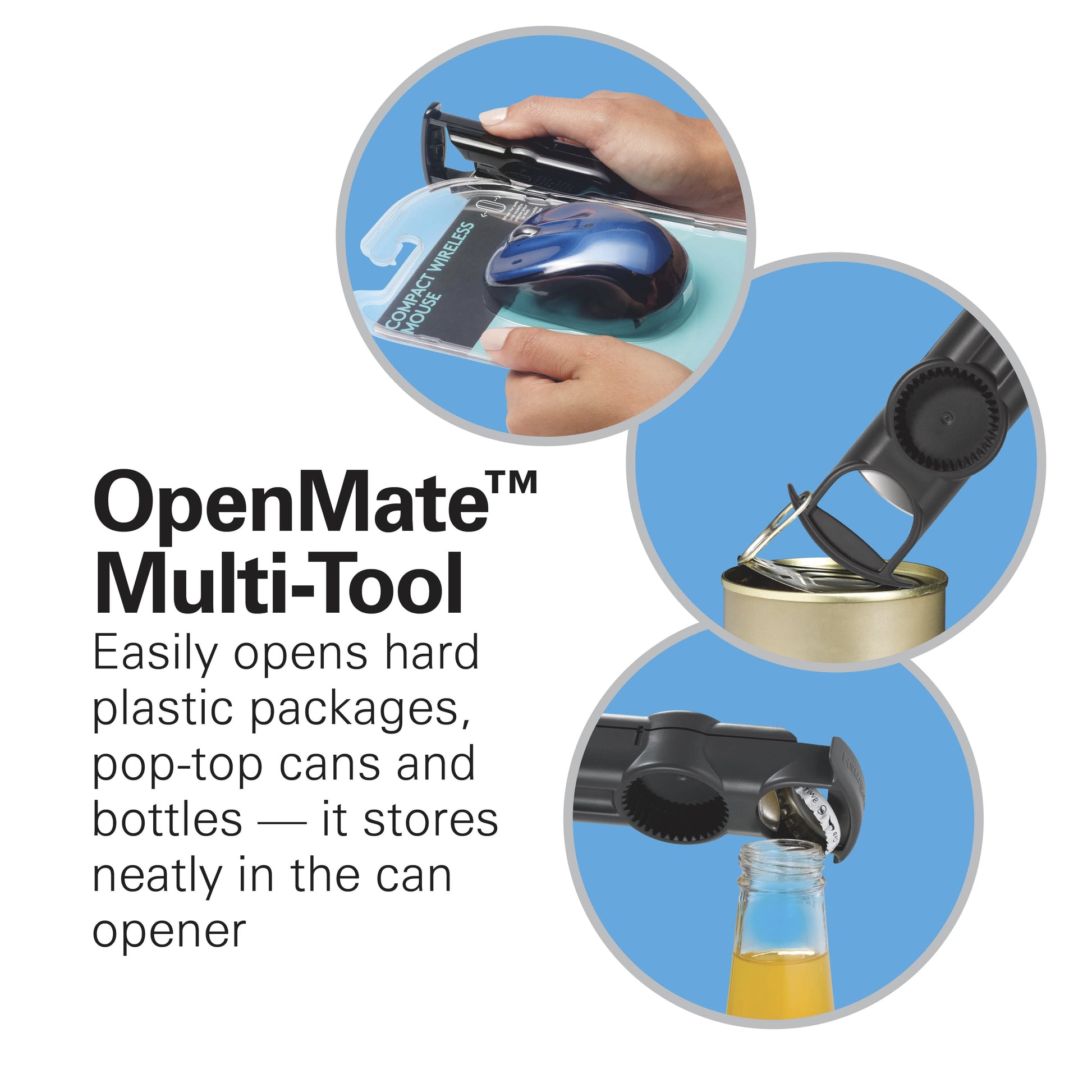 Open Station Electric Automatic Can Opener, Includes Multi-Tool, 2 Jar Openers, 76382