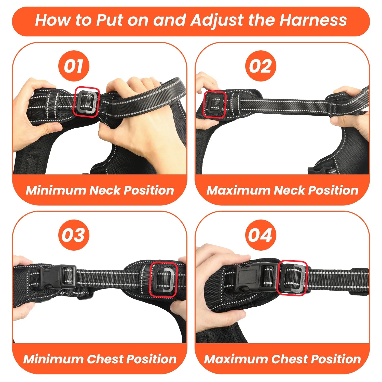 Reflective No-Pull Dog Harness with Handle, Breathable & Adjustable for Small Dog Blue XS