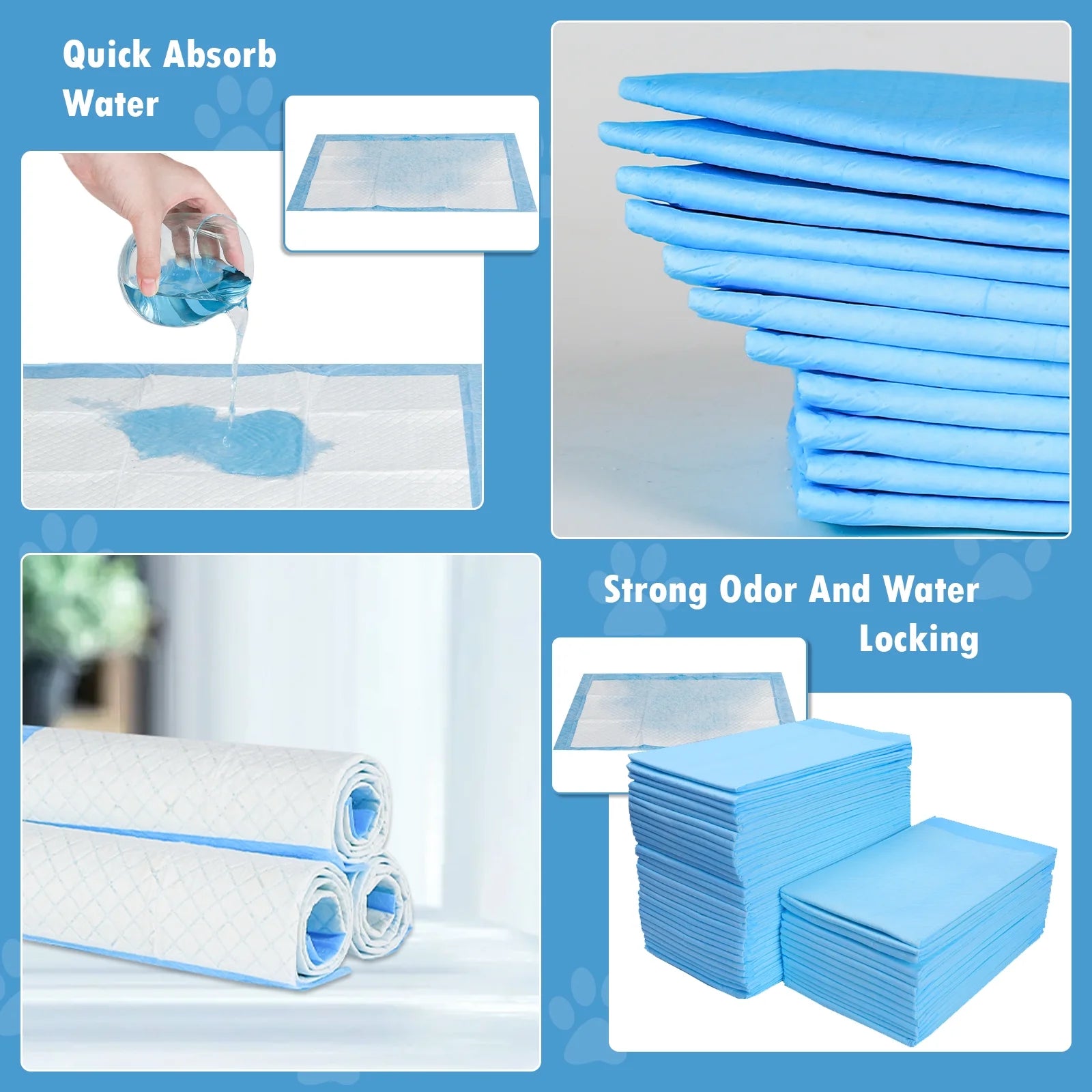 Dog Training Pads 100-Count Disposable Pet Pad 28X34 Inch XL