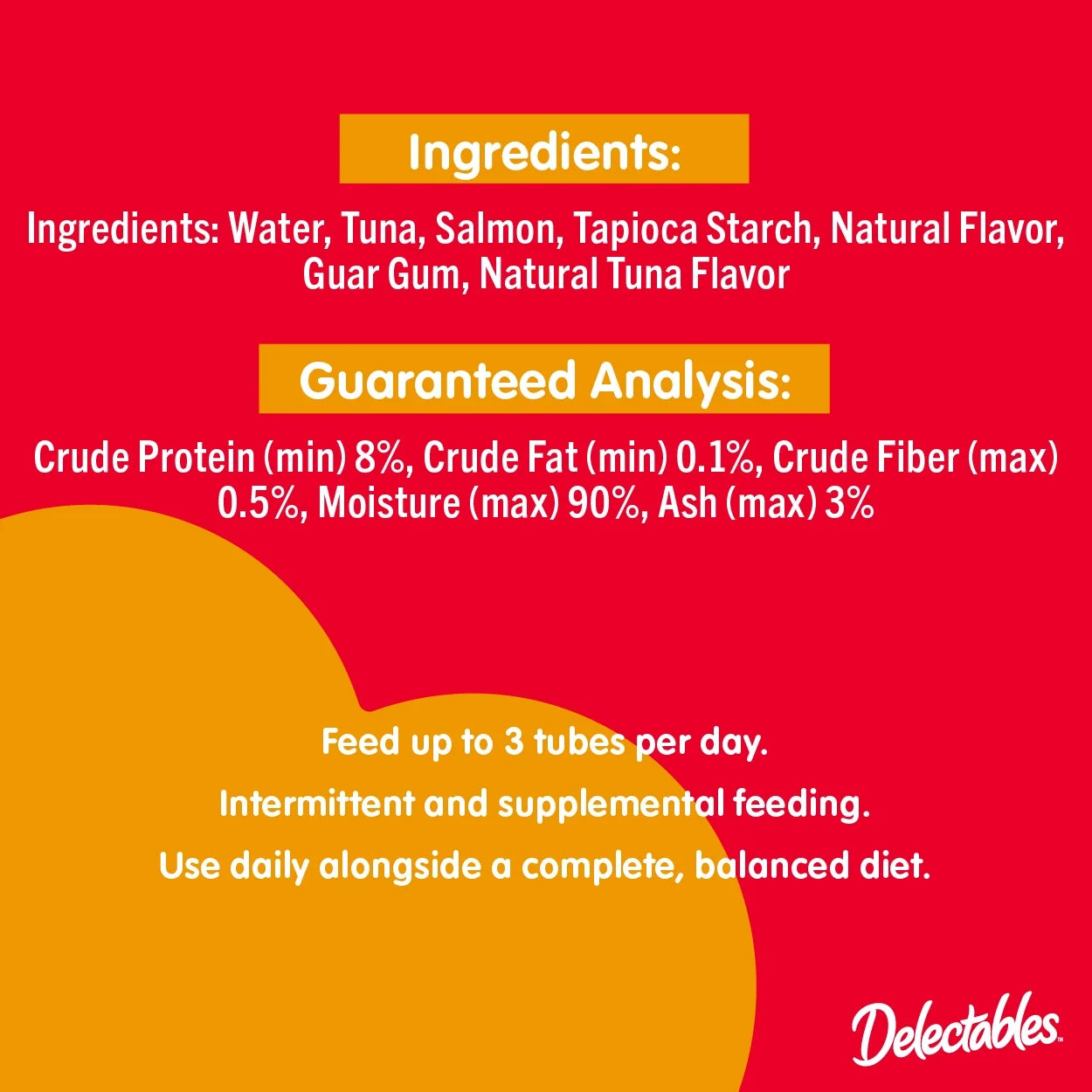 Delectables Squeeze Up Interactive Lickable Wet Cat Treats, Tuna & Salmon, 0.5 oz Tube (Pack of 4)