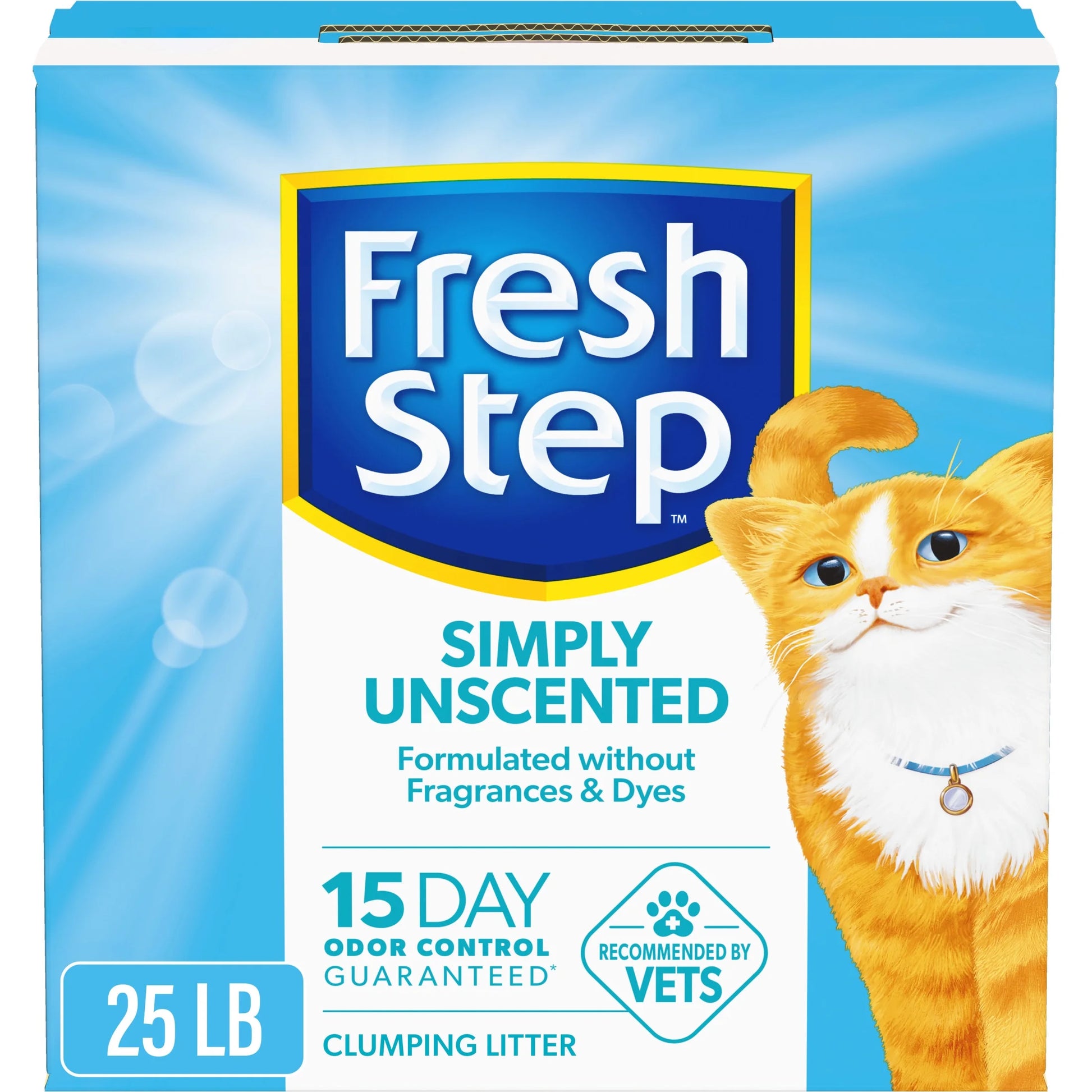 Simply Unscented Clumping Cat Litter, 25 Lbs