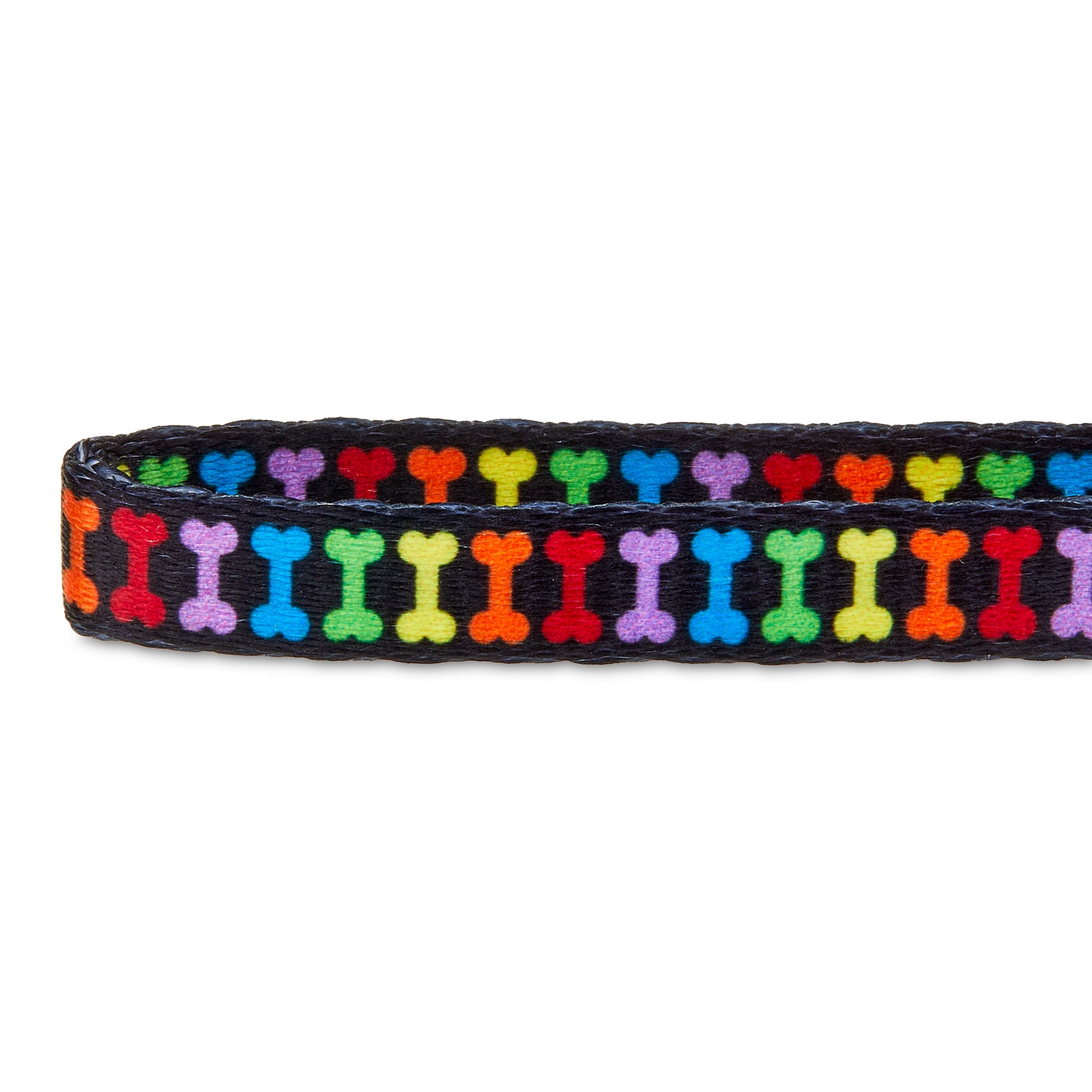 Multicolored Bone Print Fashion Dog Collar for Small Dogs