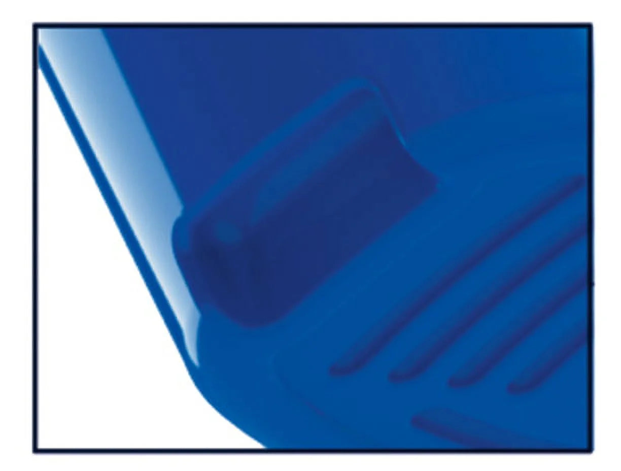 Plastic 12-Quart Oval Bucket, Blue