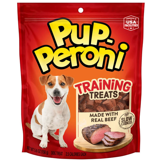 Pup Peroni Real Beef Dog Training Treats, 5.6 oz Bag