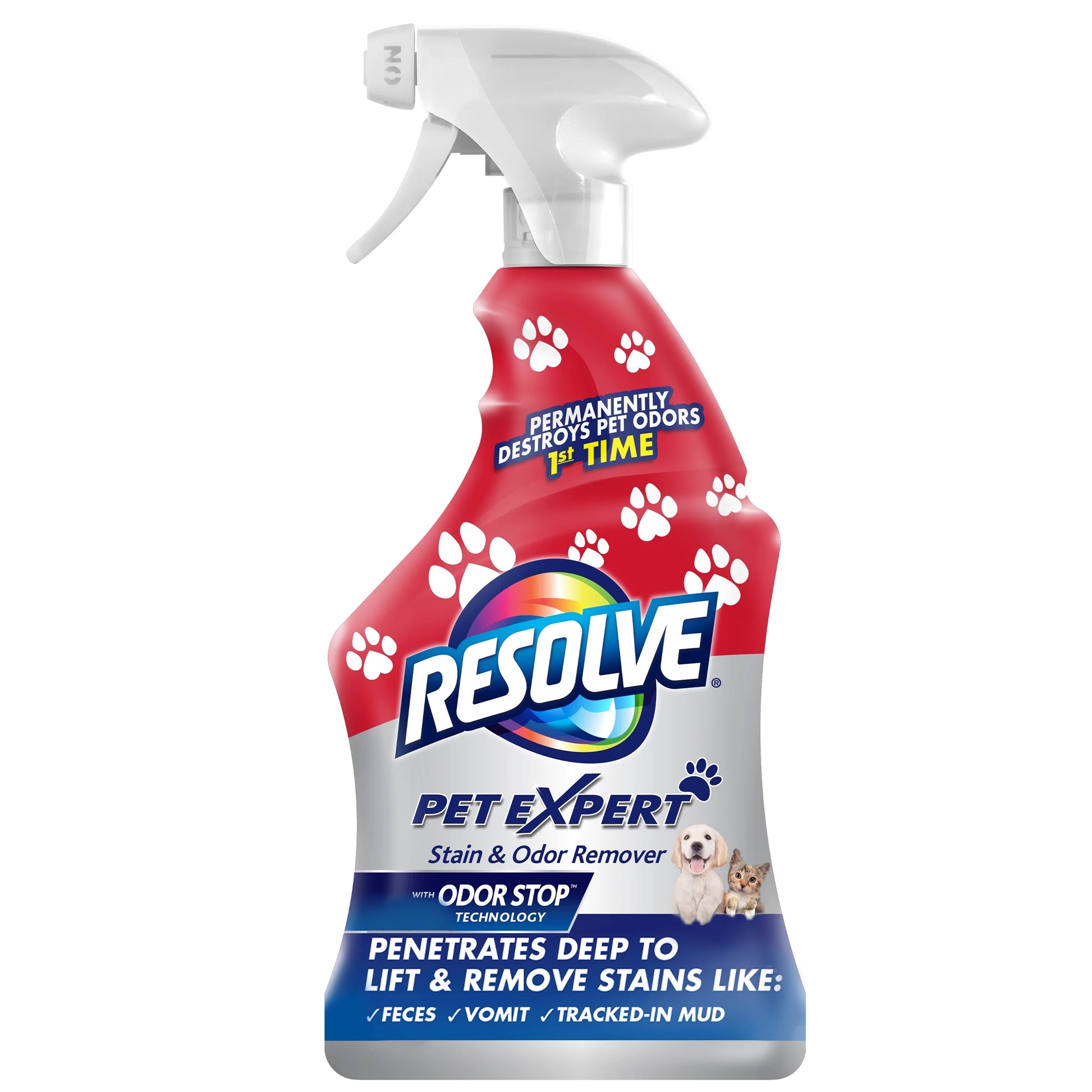 Pet Expert Carpet Stain Cleaner and Odor Eliminator Spray, 22 Oz