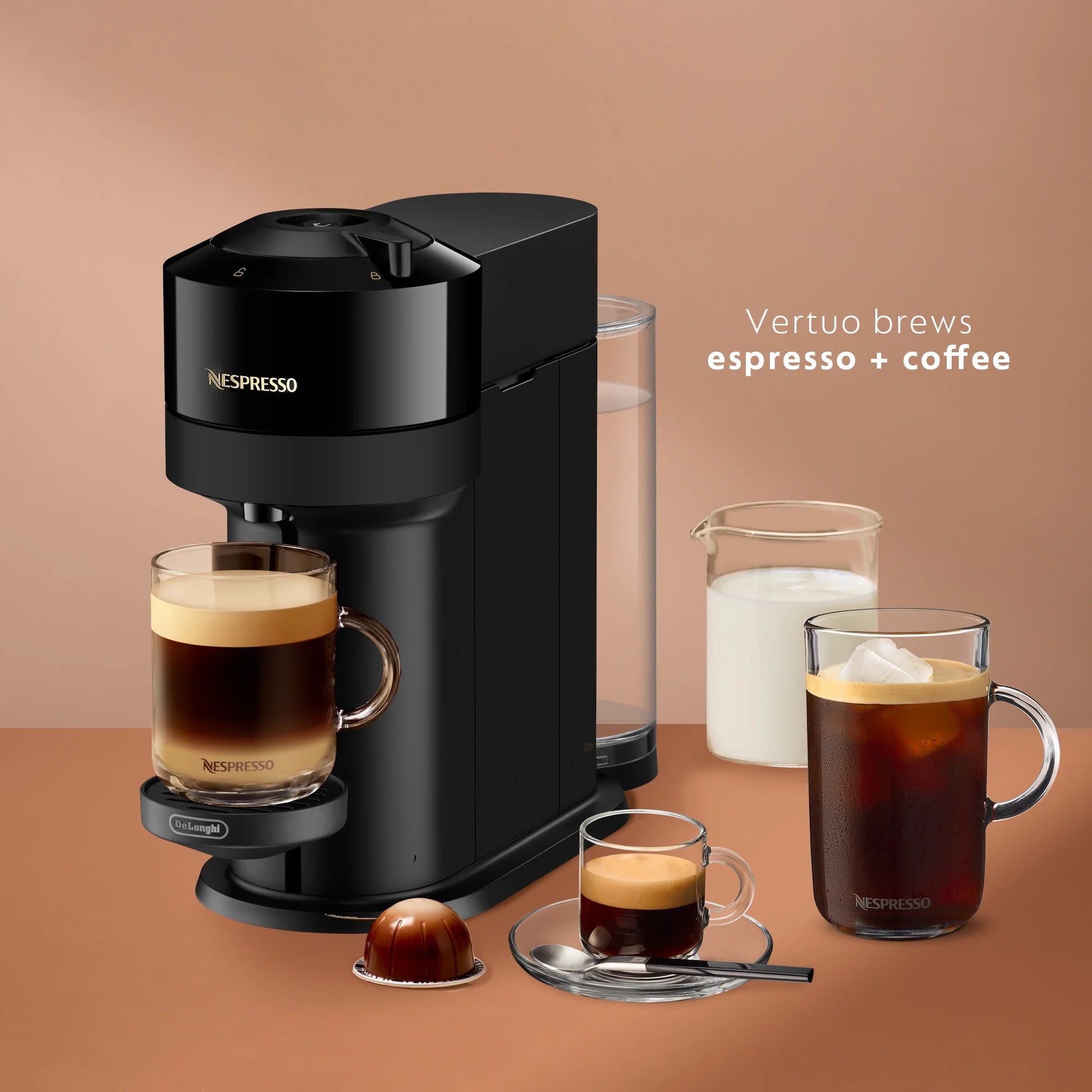New Vertuo Next 19-Bar, 1-Cup Black Espresso Machine