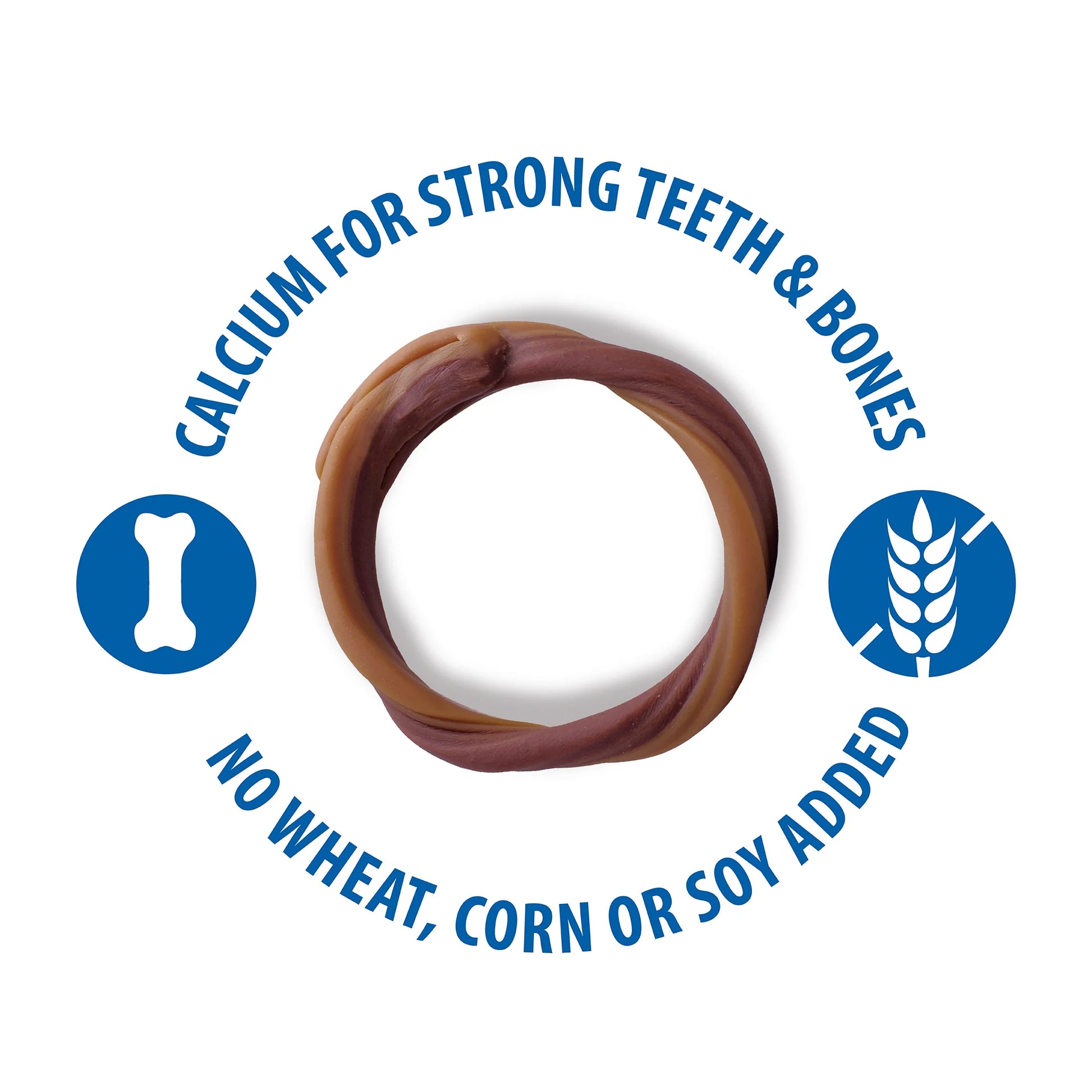 ® Puppy Teething Rings - Peanut Butter Flavor, 10 Treats, 12 oz, Dried Chew Treats for Dogs