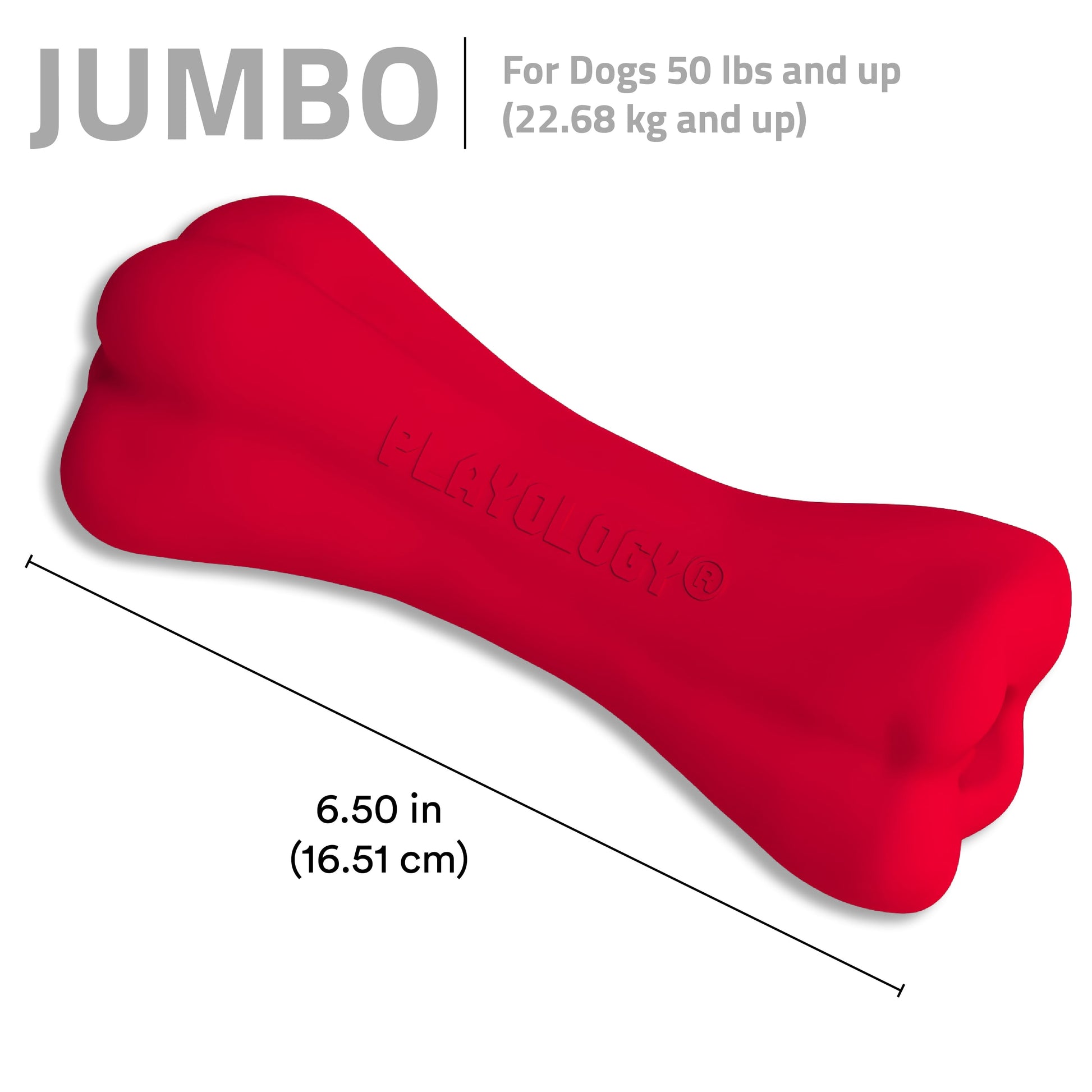 Crunchy Bone Dog Toy for Large Breeds with Beef Scent