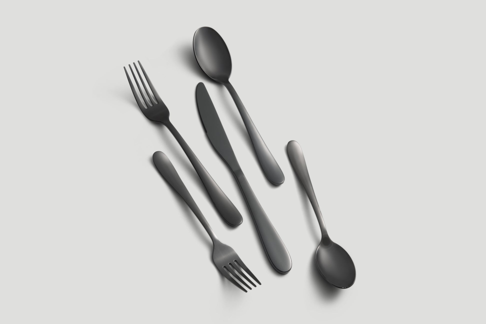 Cambridge Byram Black Mirror 20-Piece Flatware Set (Service for 4)