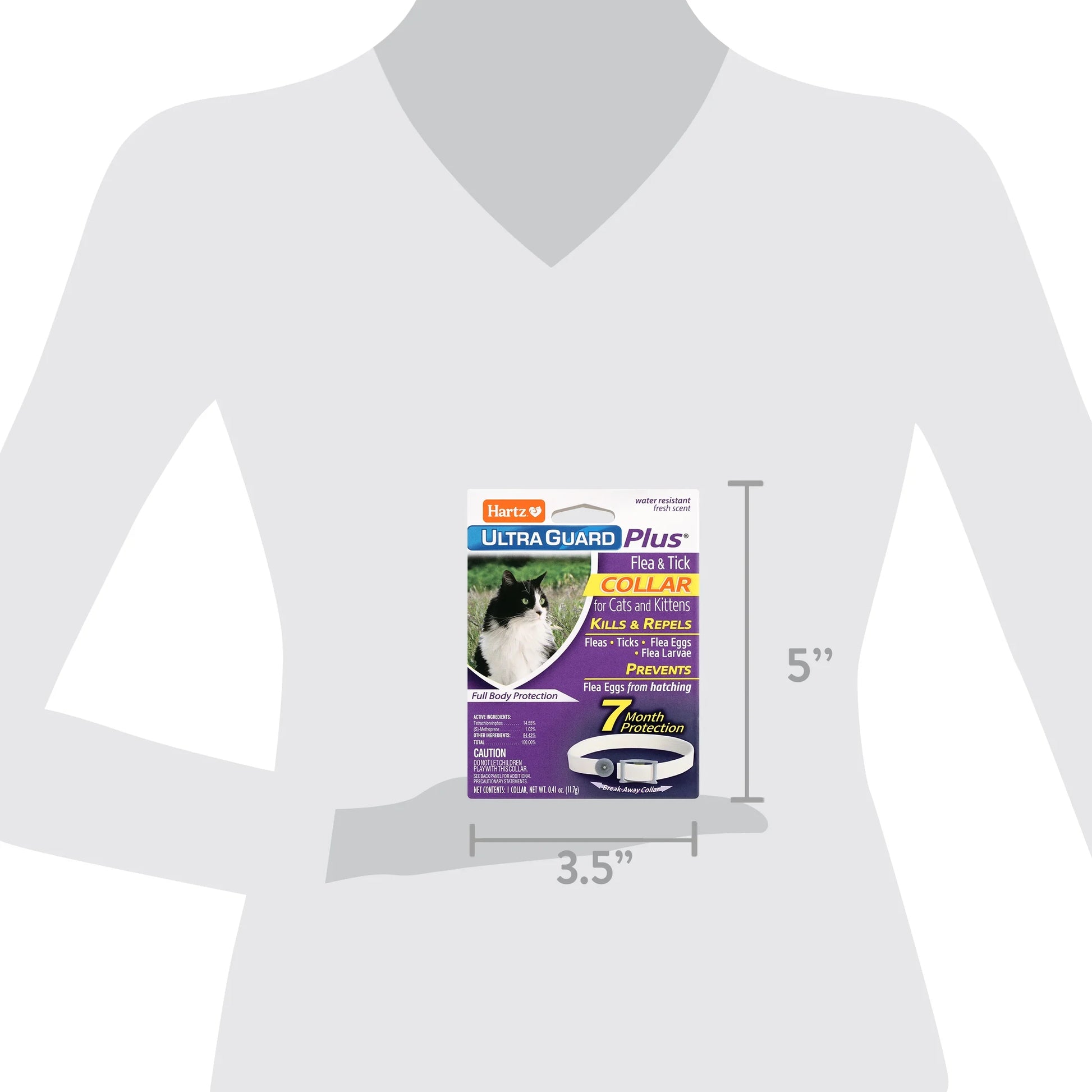 Ultraguard Plus Flea and Tick Collar for Cats and Kittens, 7-Month Protection, Single Unit