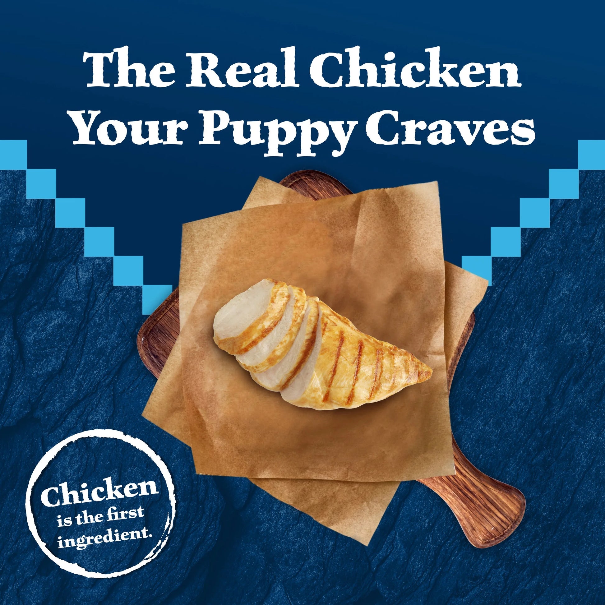 Wilderness High-Protein Natural Puppy Dry Food, Chicken Recipe, 4.5 lb Bag