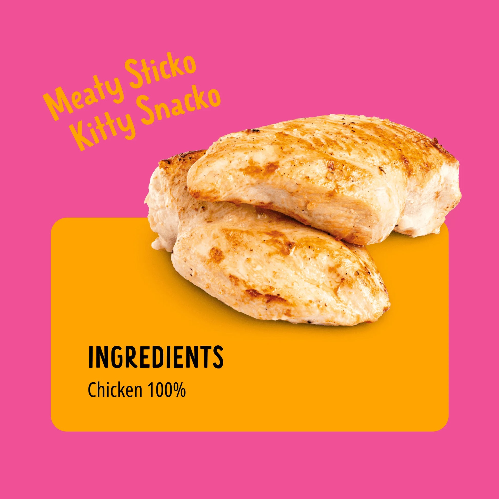 Purrpops Freeze-Dried Chicken Flavor Lollipops for Cats, 4-Pack