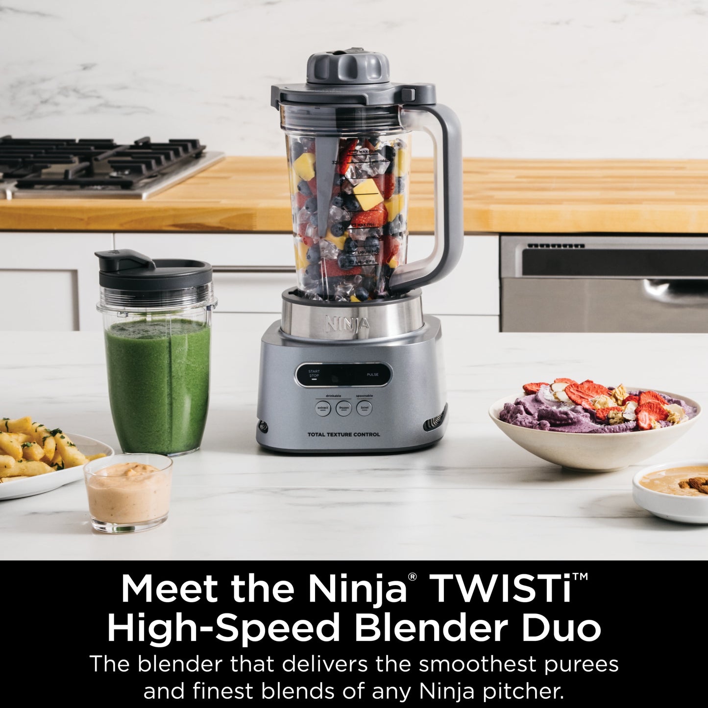 Twisti, High-Speed Blender Duo 3 Preset Auto-Iq Programs, 34 Oz. Pitcher Capacity, SS150