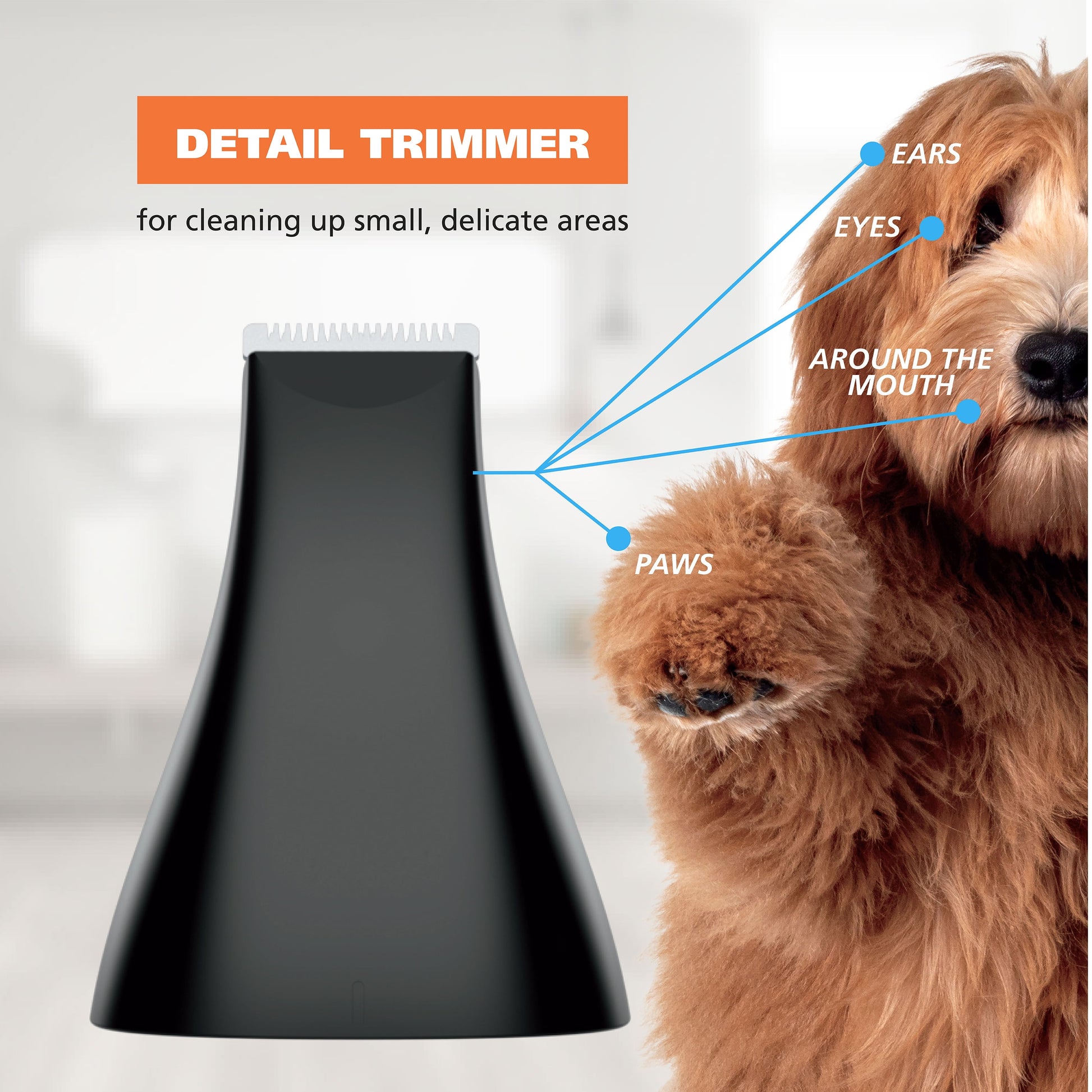 Dog Pet Groom and Vacuum Hose and Attachments, 2 Speeds, 14 Piece, Rechargeable Lithium 3026956