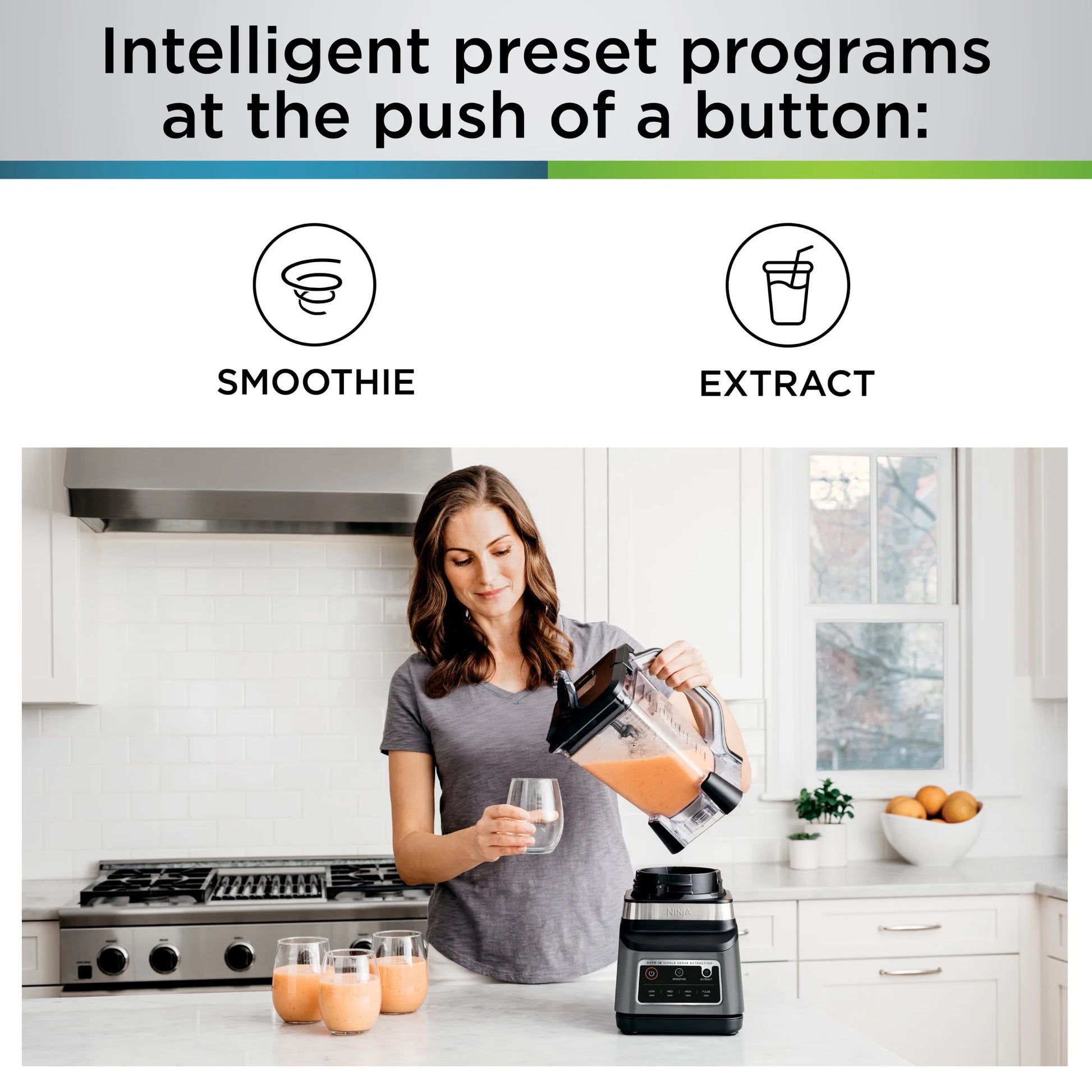 Professional plus DUO Blender, 1400 W, 2 Auto-Iq Programs for Smoothies, Nutrient Extraction, 72 Oz* Total Crushing Pitcher & (1) 24 Oz To-Go Cup, Black, BN750