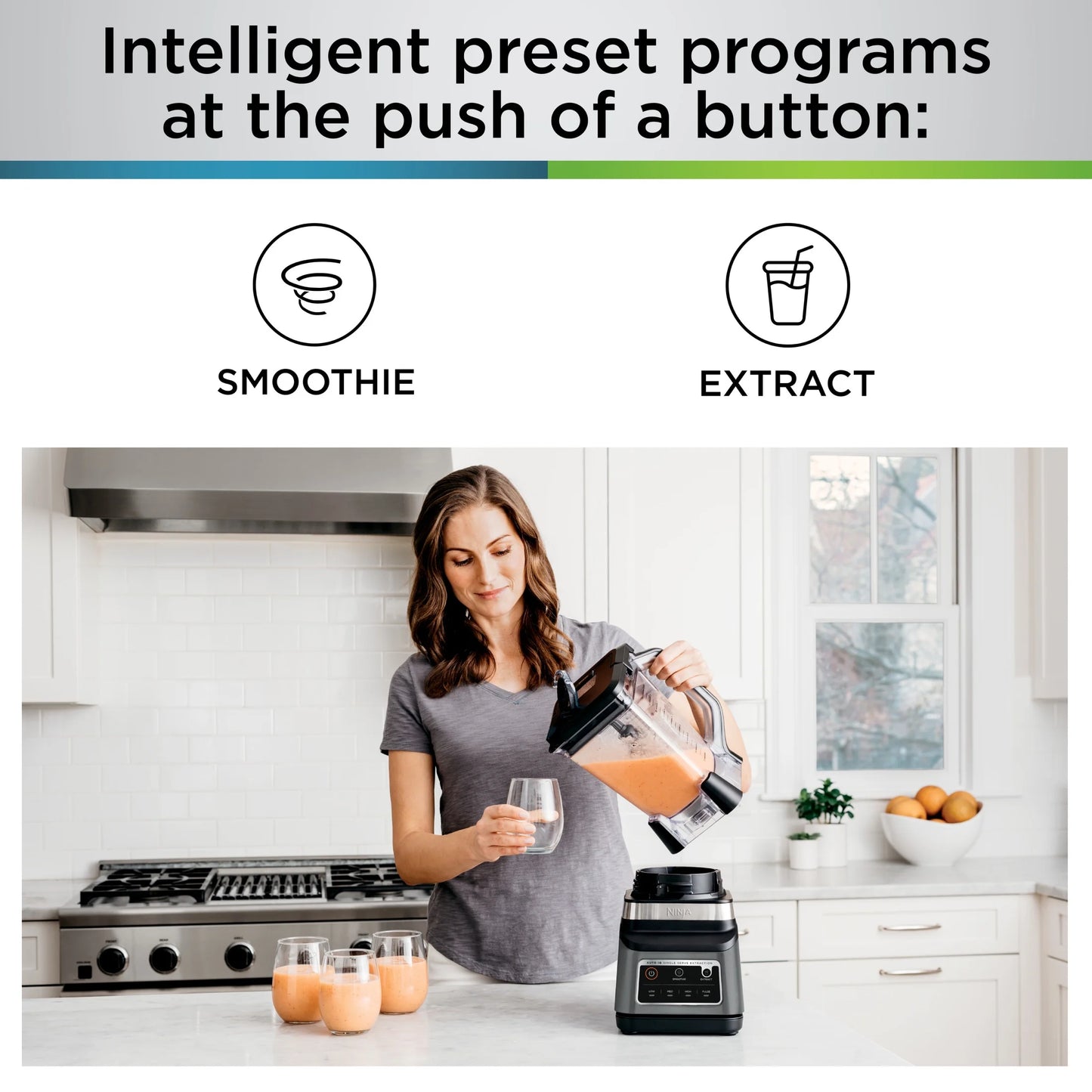 Professional plus DUO Blender, 1400 W, 2 Auto-Iq Programs for Smoothies, Nutrient Extraction, 72 Oz* Total Crushing Pitcher & (1) 24 Oz To-Go Cup, Black, BN750