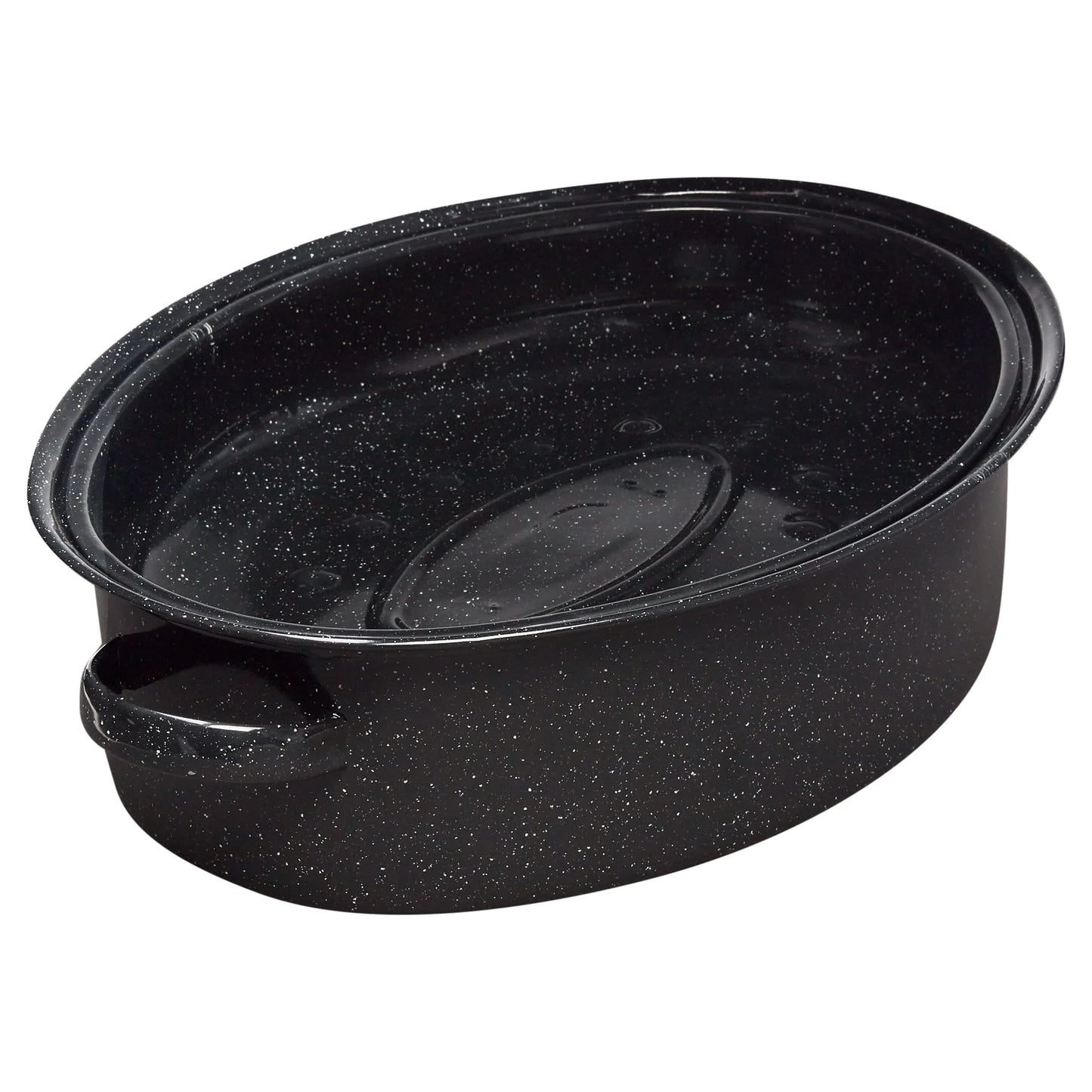 18" Covered Oval Roaster, 15 Pound Capacity, Roasting Pan