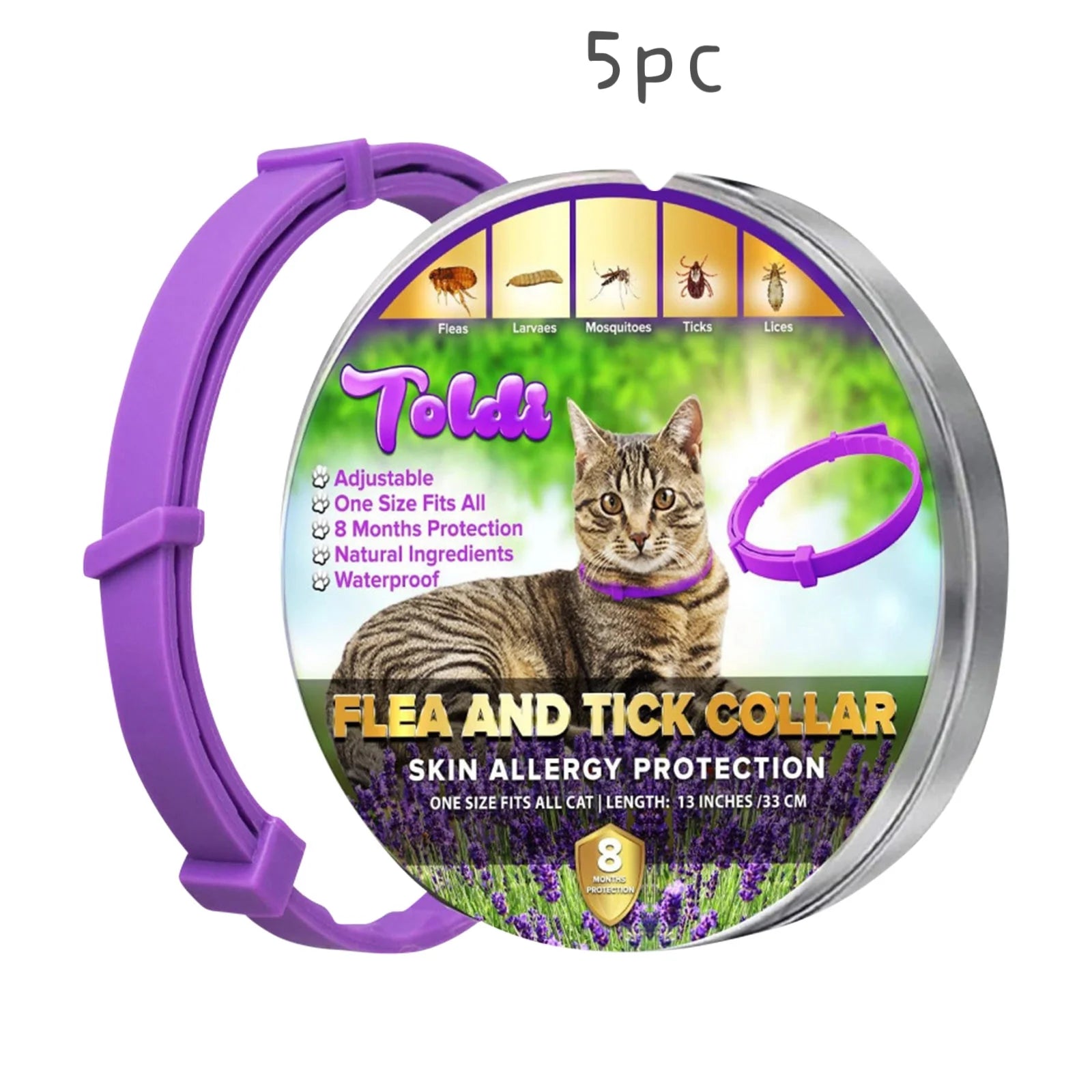 8-Month Flea and Tick Prevention Collar for Cats