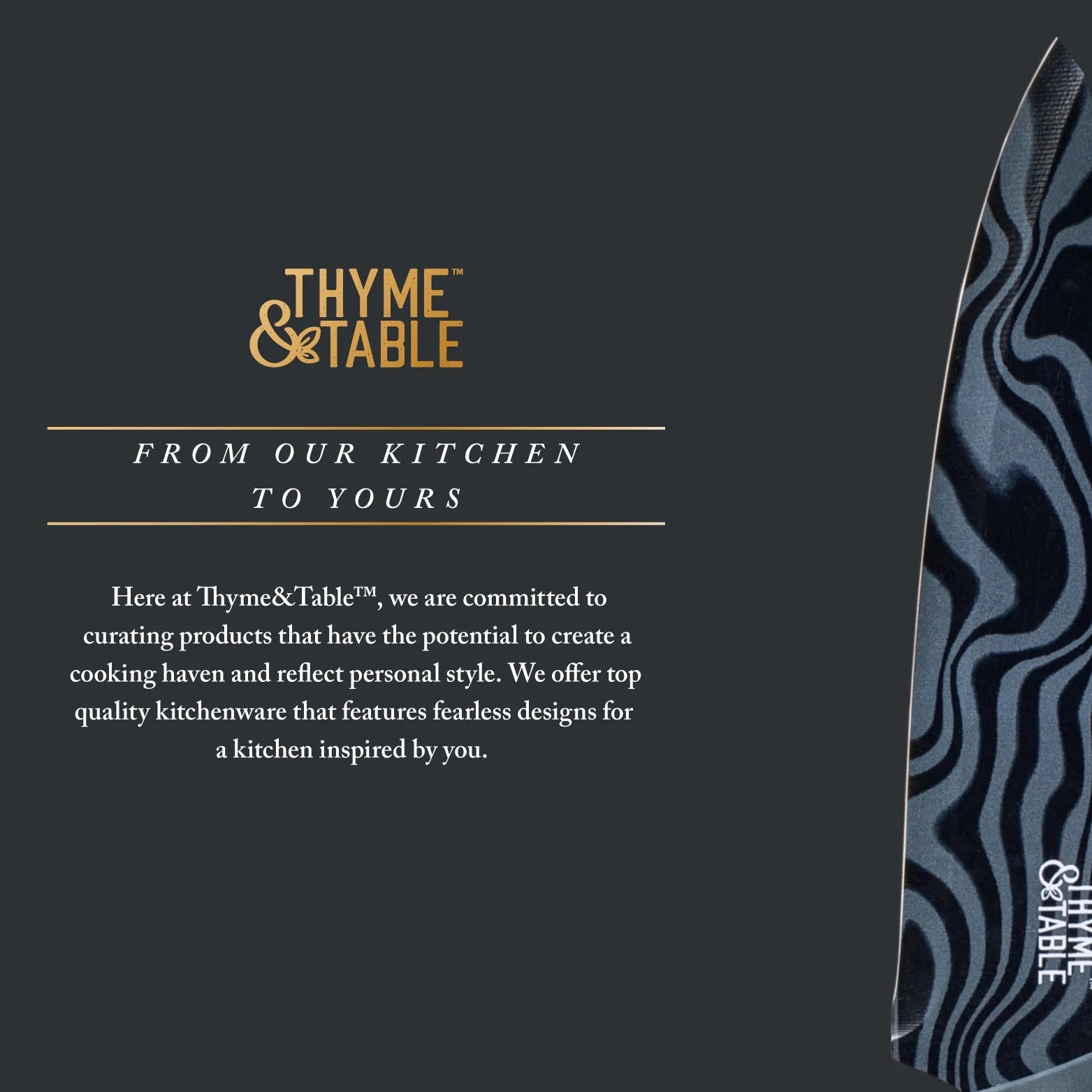 3-Piece Stainless Steel Blue Swirl Knife Set with Protective Sheaths