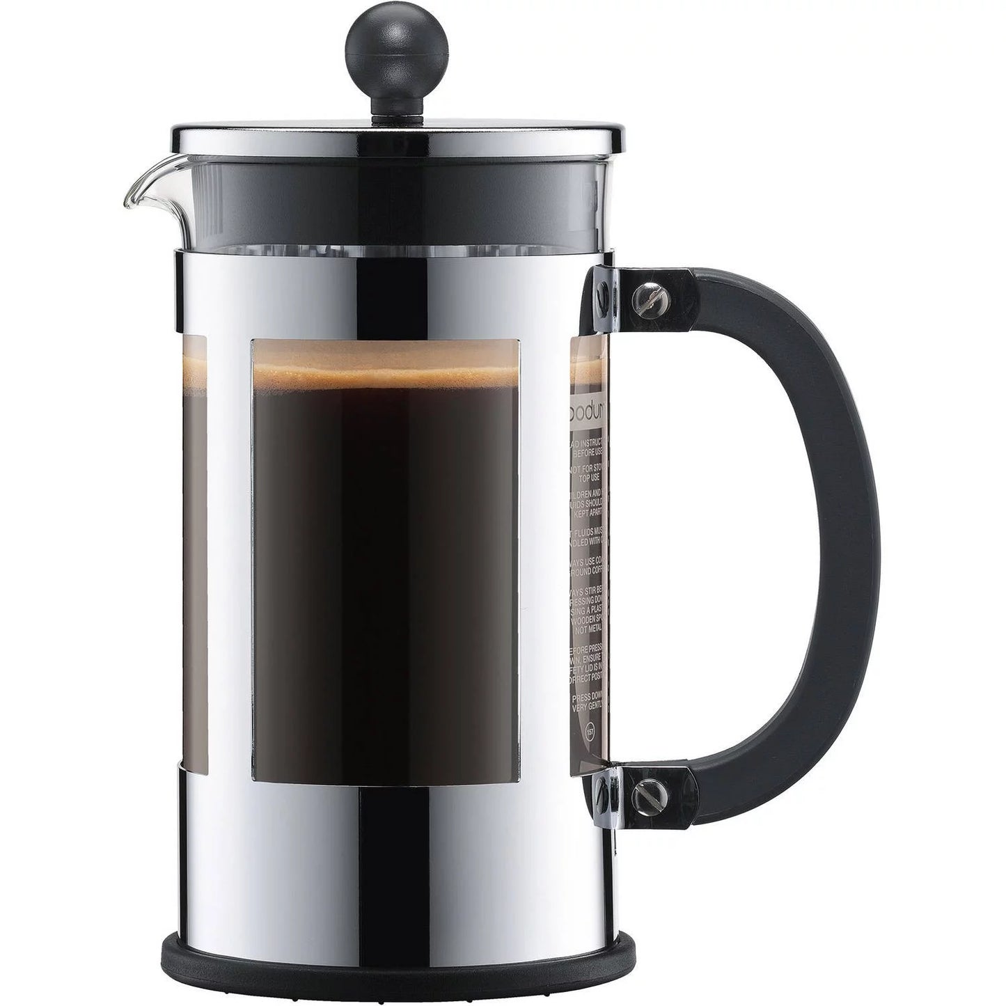 34 Oz Kenya French Press Coffee Maker, Stainless Steel, New