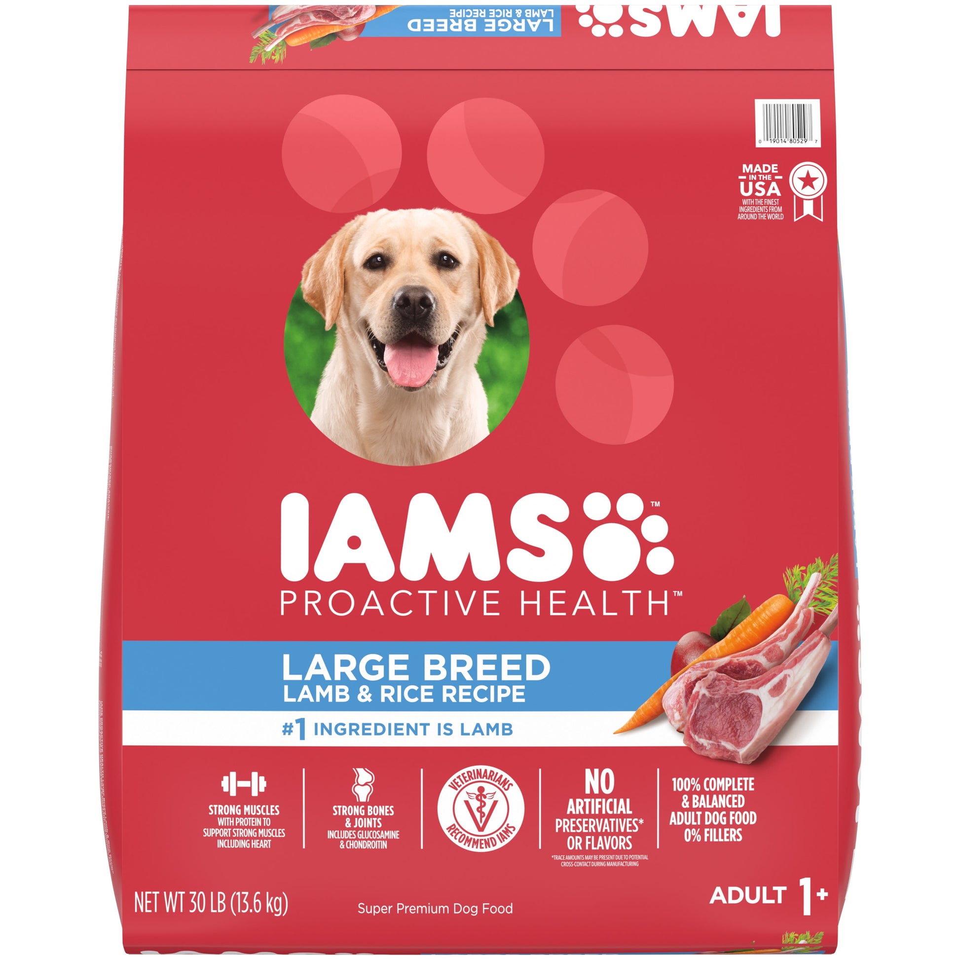 Proactive Health Large Breed Adult Dry Dog Food with Lamb & Rice, 30 lb. Bag