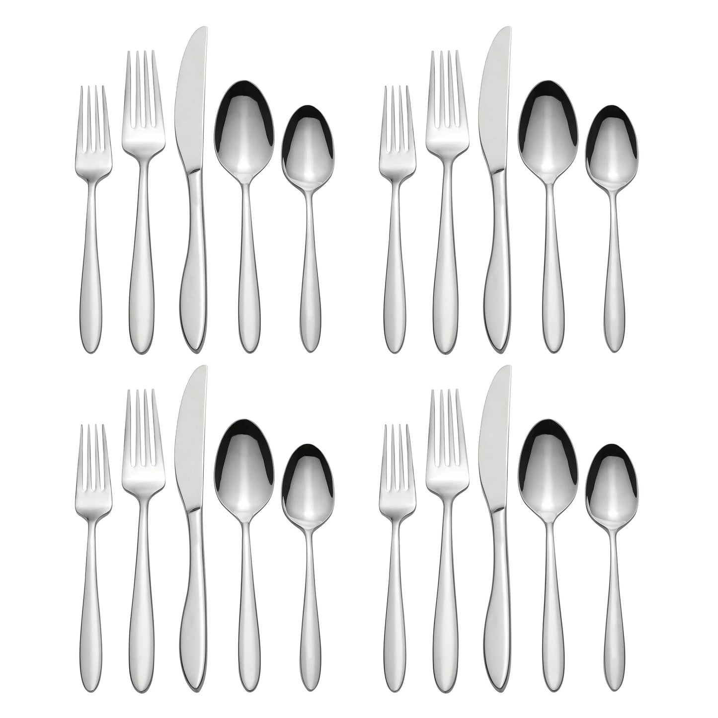 Solefield 20-Piece Stainless Steel Silverware Set (Service for 4)